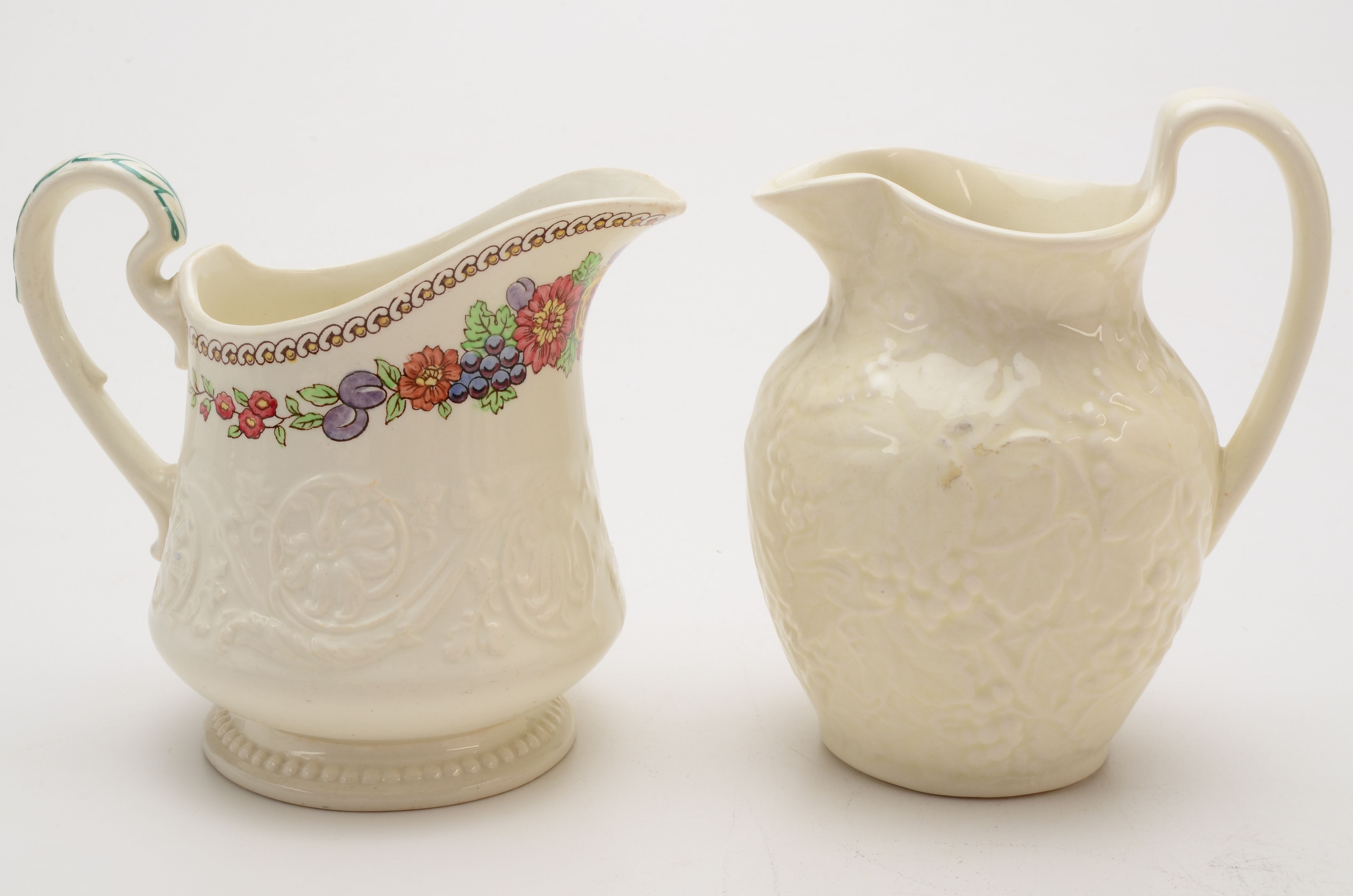 Assortment of Vintage Wedgwood Creamers Including Peter Rabbit