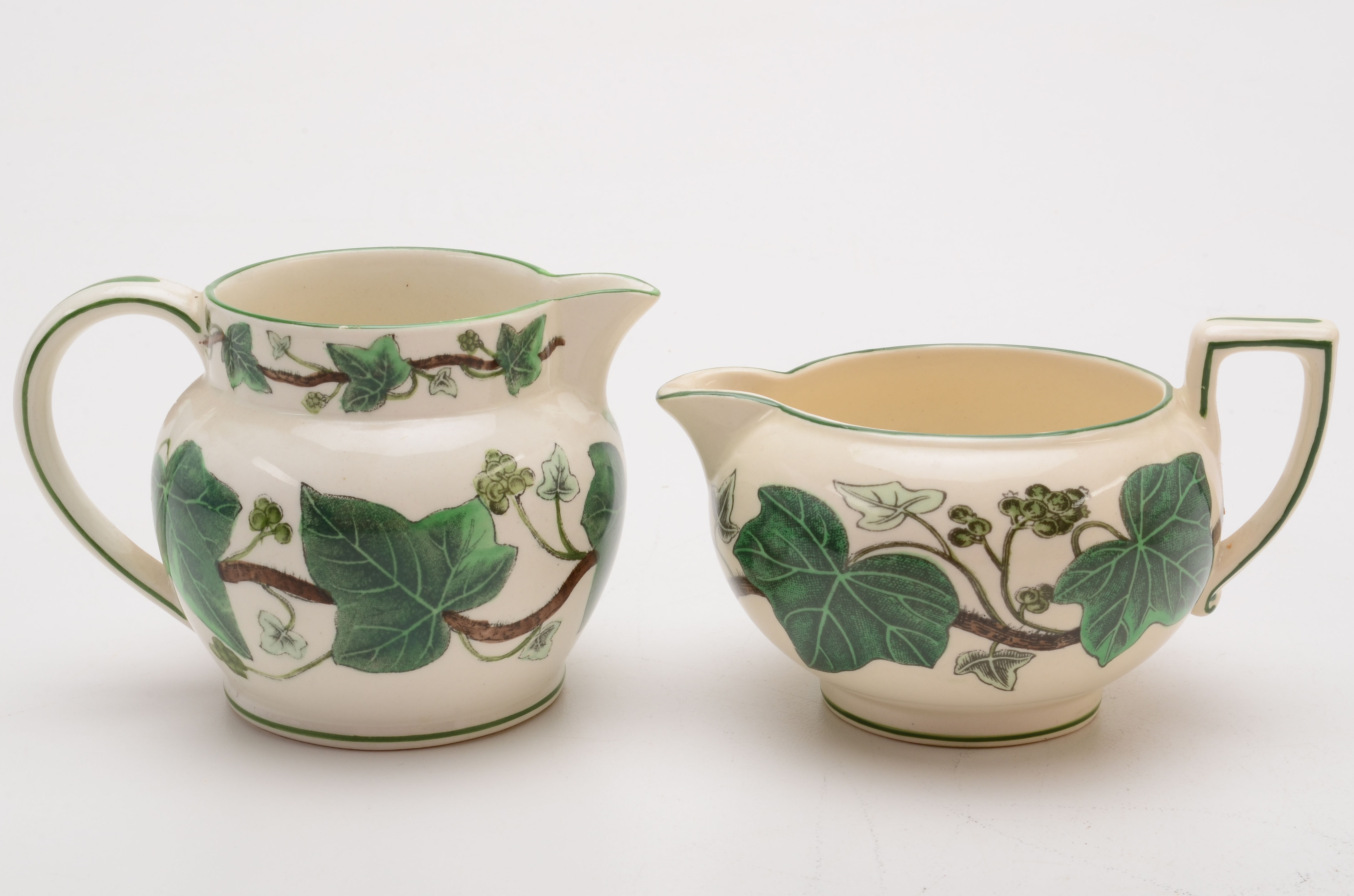 Assortment of Vintage Wedgwood Creamers Including Peter Rabbit