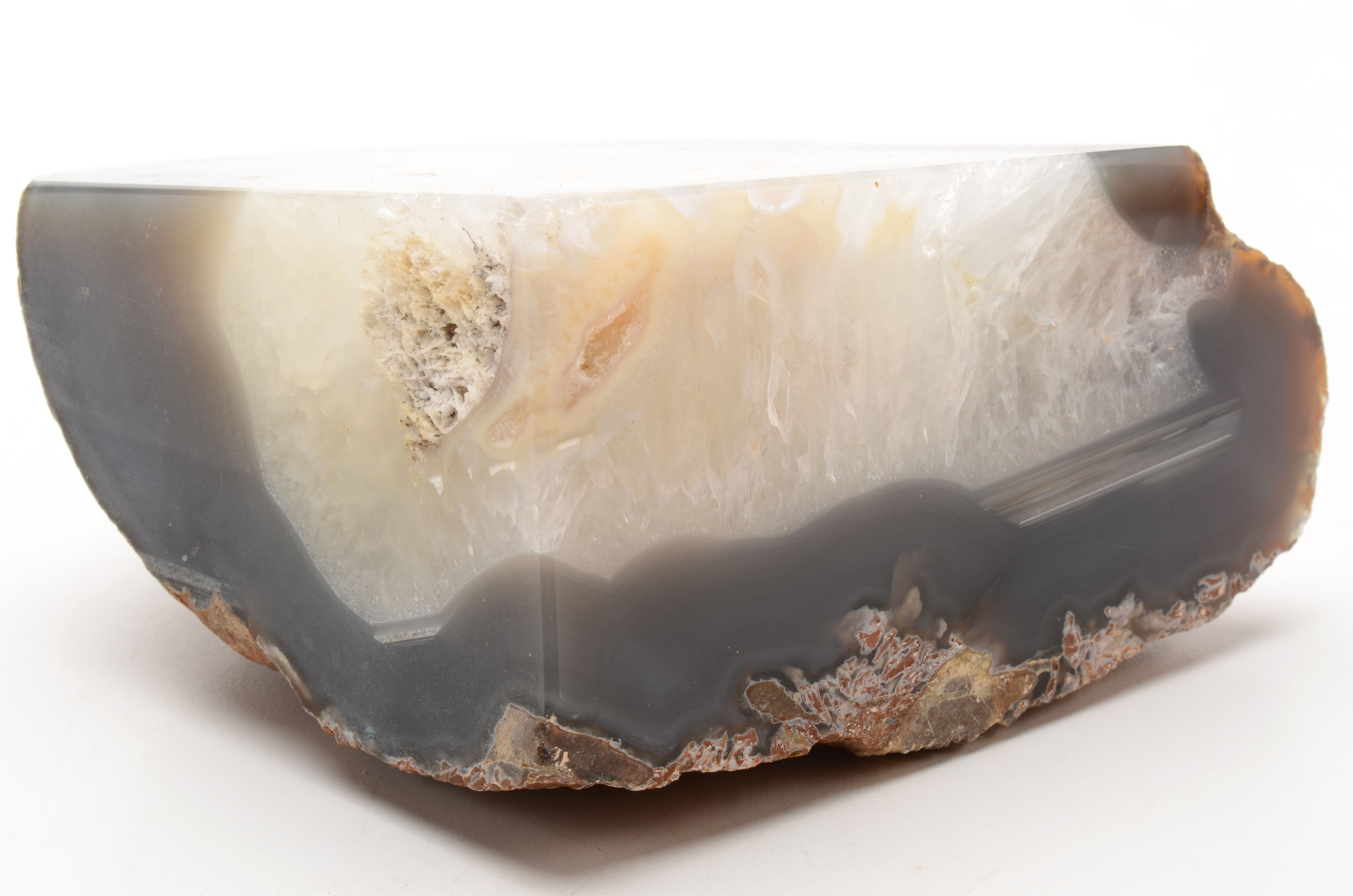 Polished Quartz Bookend