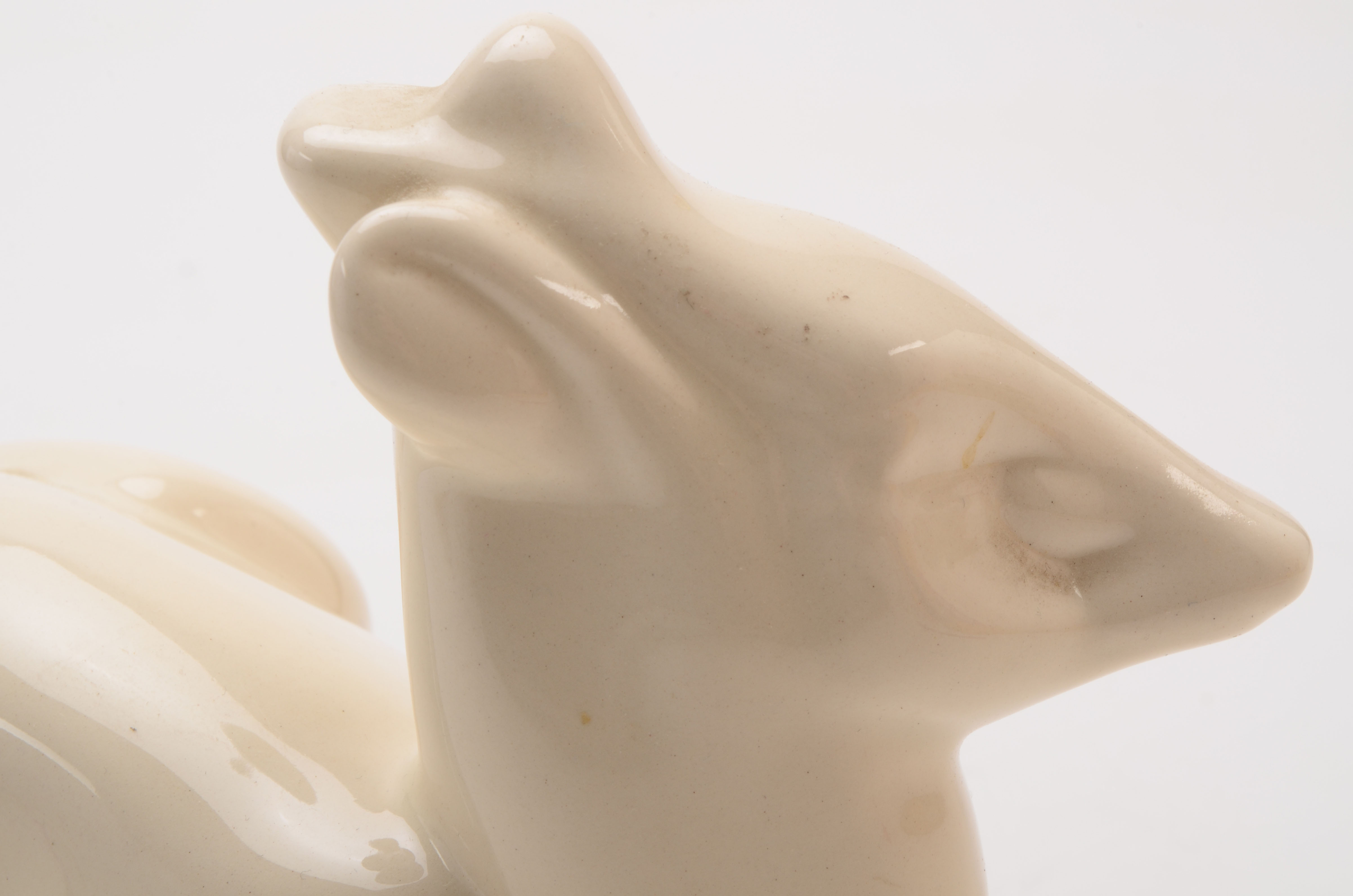Pairing of Wedgwood Ceramic Stylized Deer Figurines