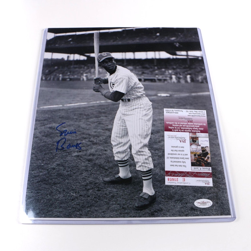 Ernie Banks Signed Photograph