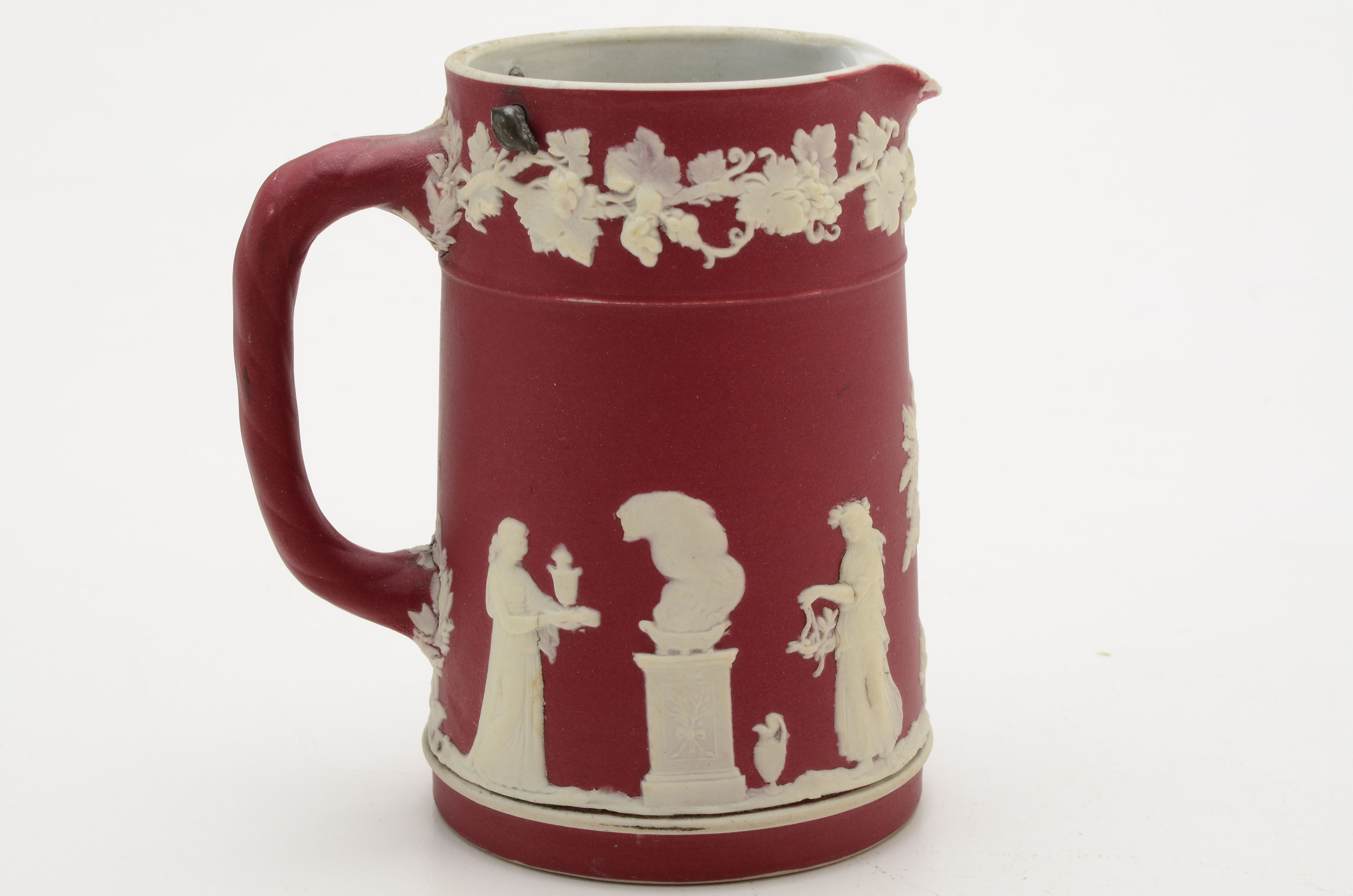 Antique and Vintage Wedgwood Jasperware Trojan Jugs