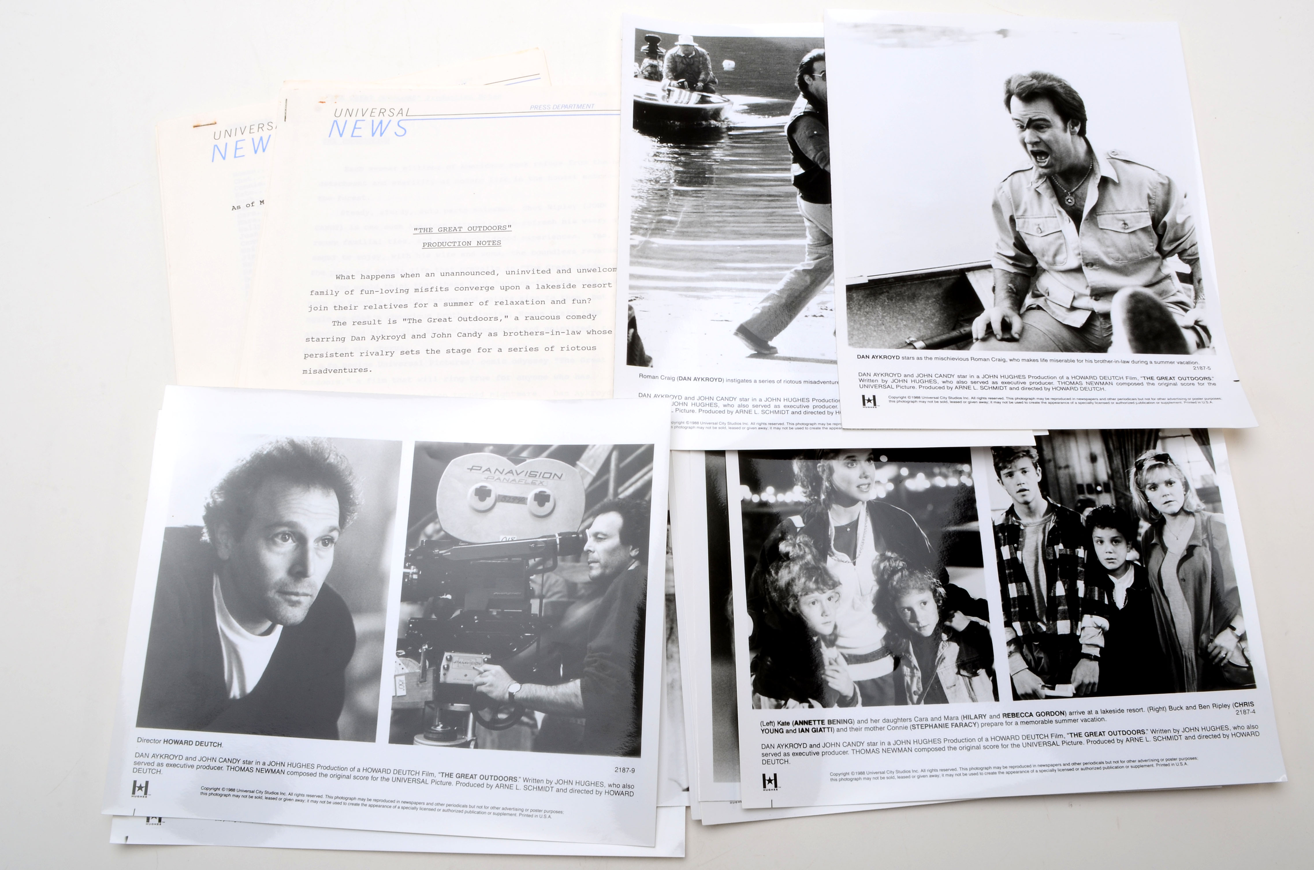 Collection of Movie Press Releases and Photographs