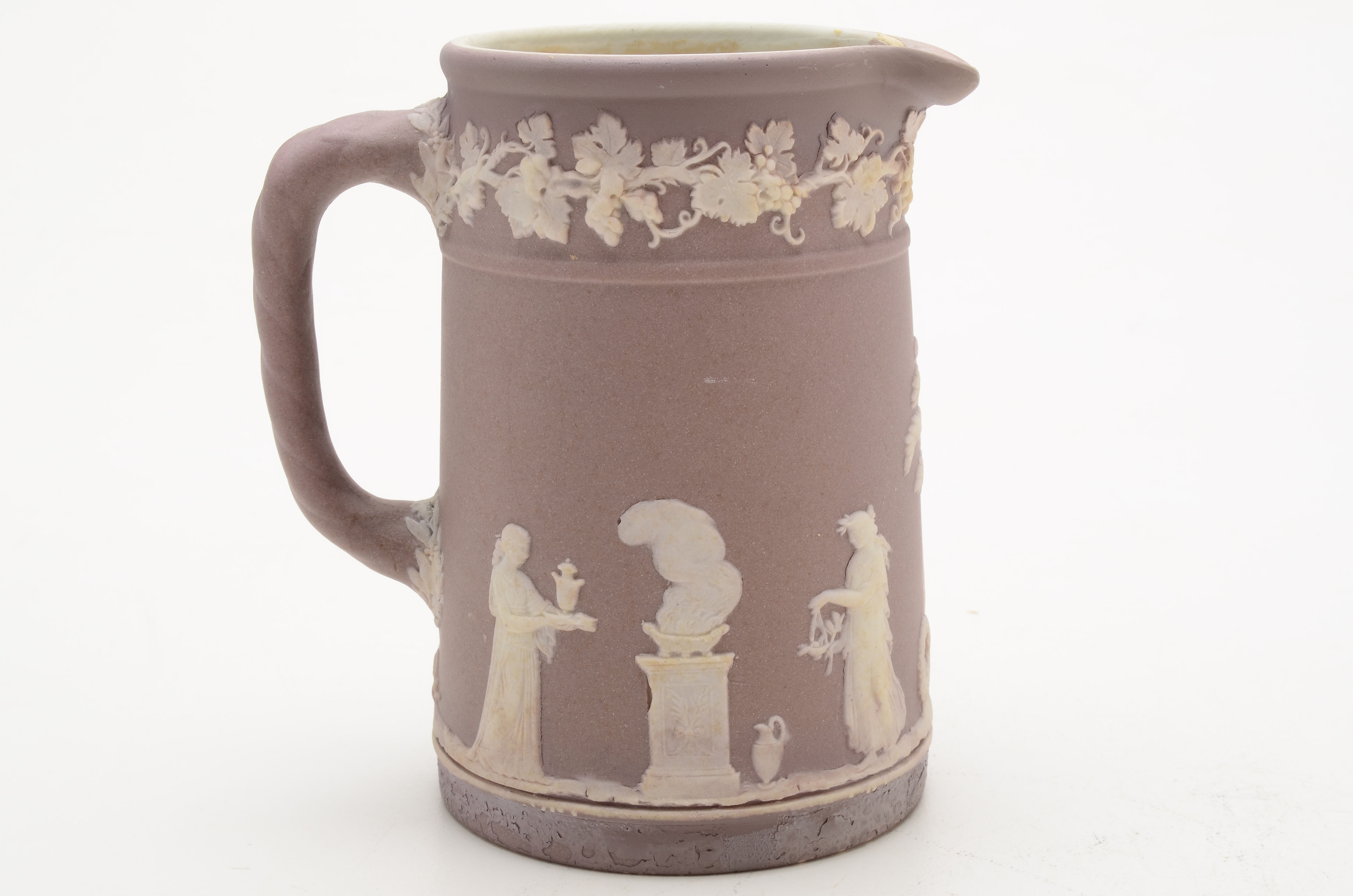 Antique and Vintage Wedgwood Jasperware Trojan Jugs