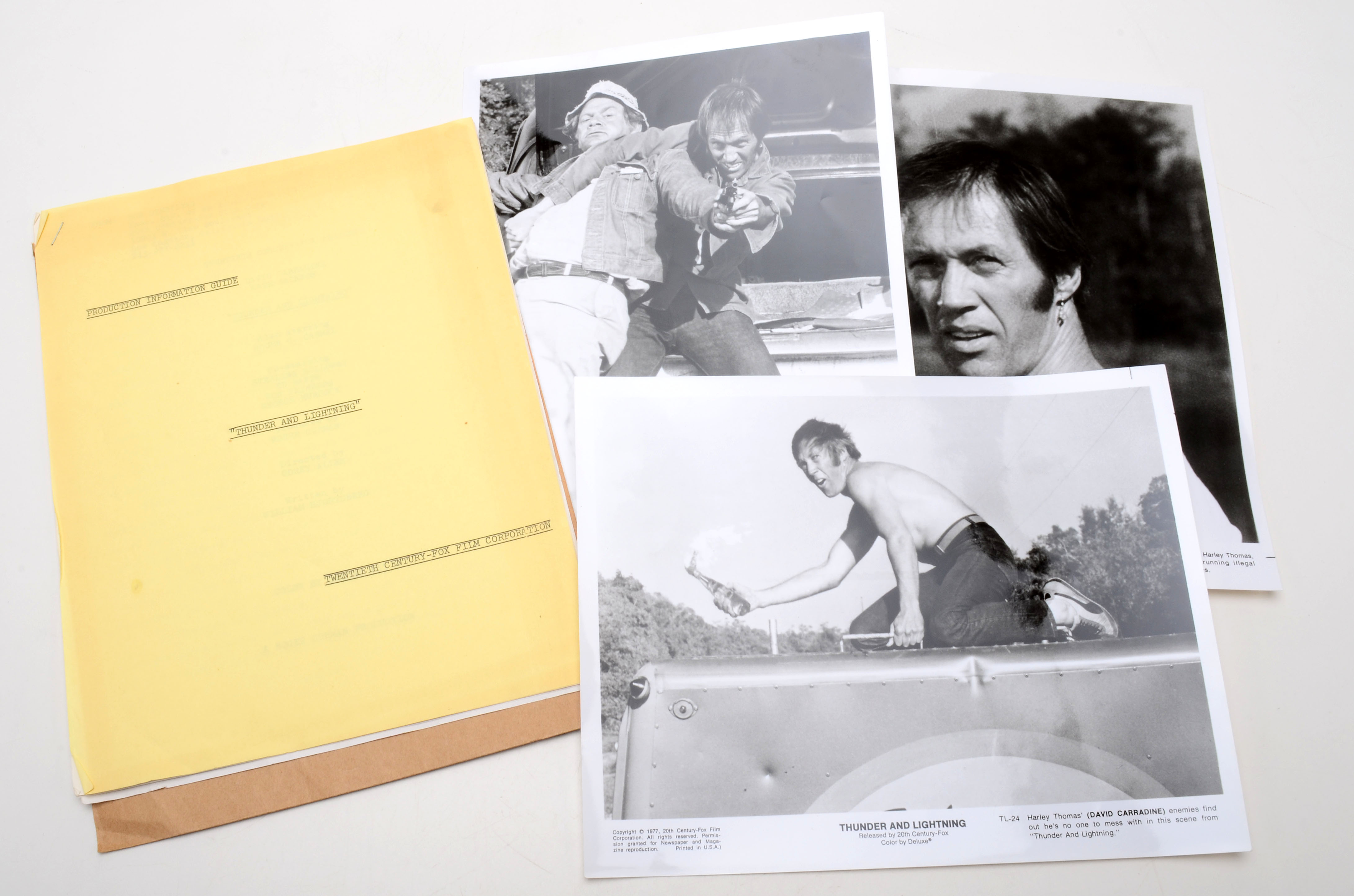 Collection of Movie Press Releases and Photographs