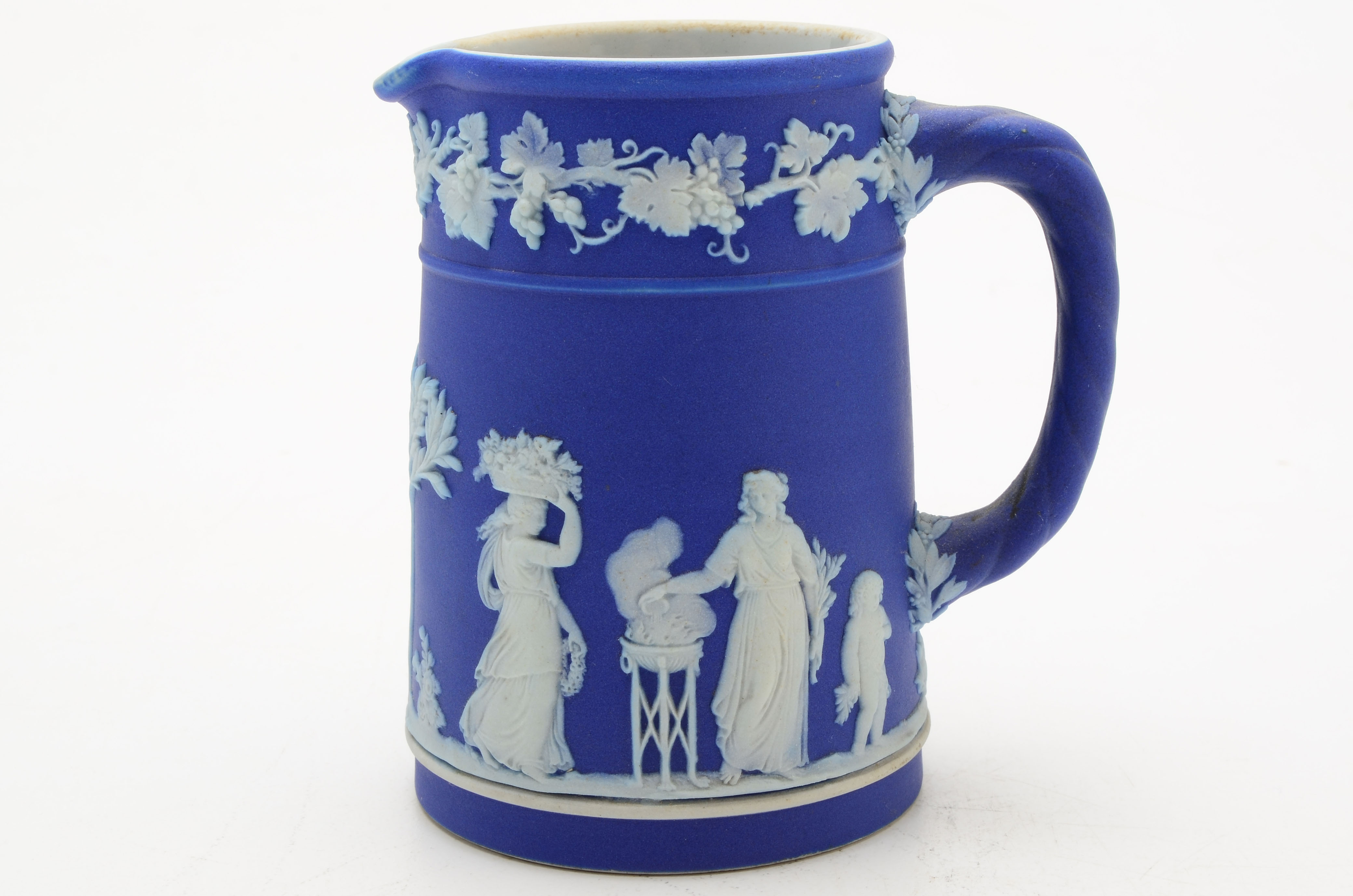 Antique and Vintage Wedgwood Jasperware Trojan Jugs