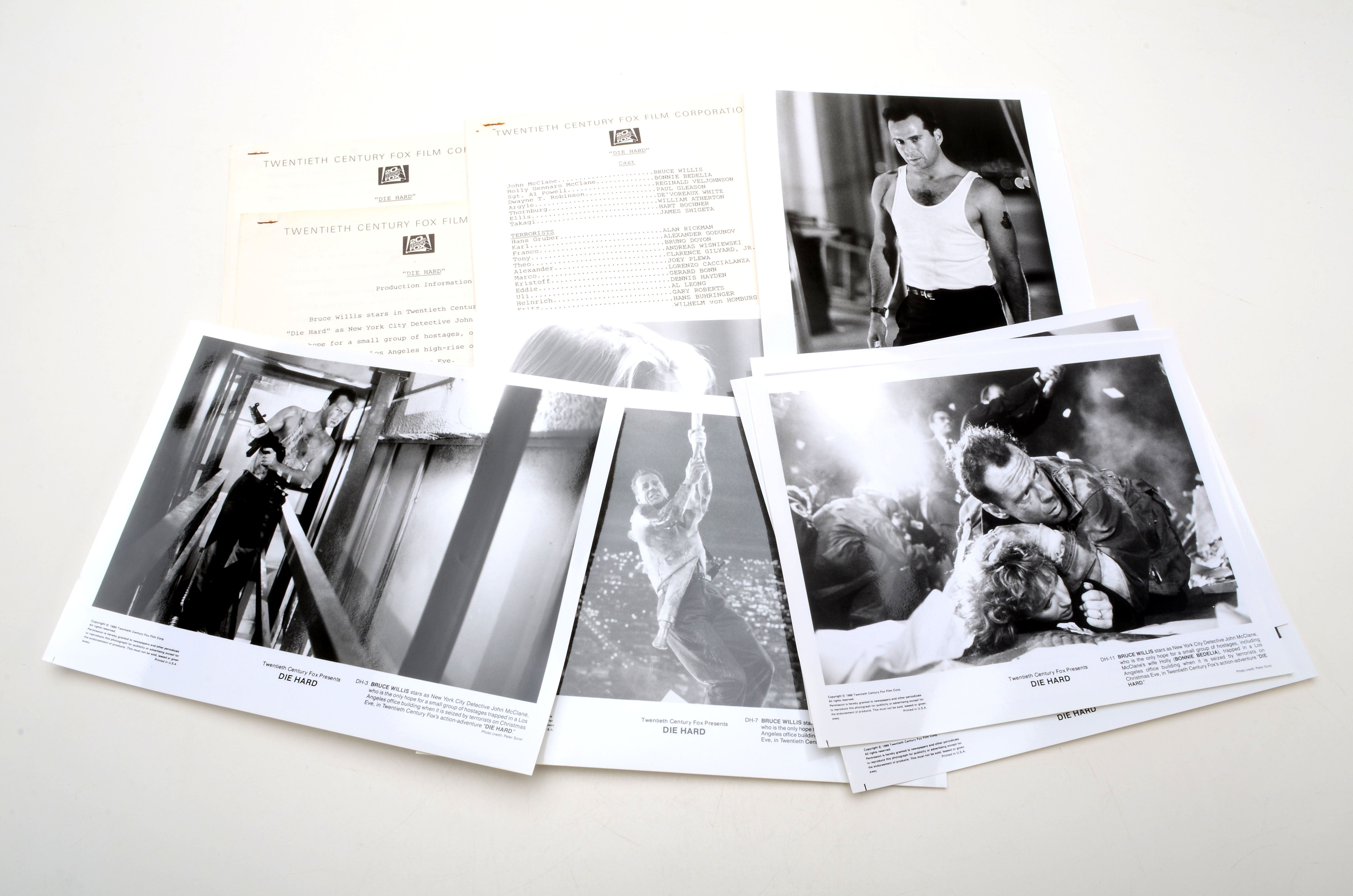 Collection of Movie Press Releases and Photographs