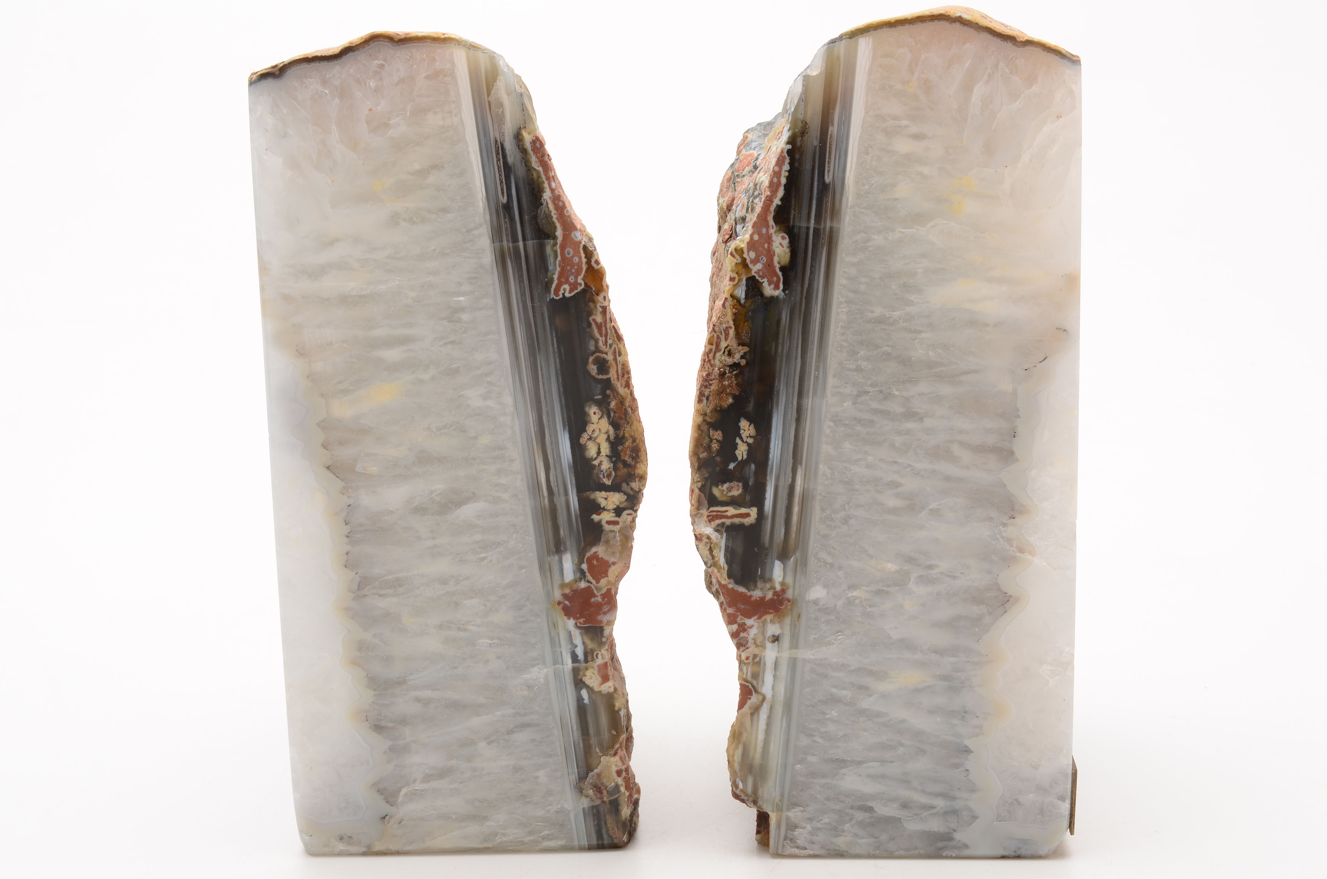 Two Quartz Bookends