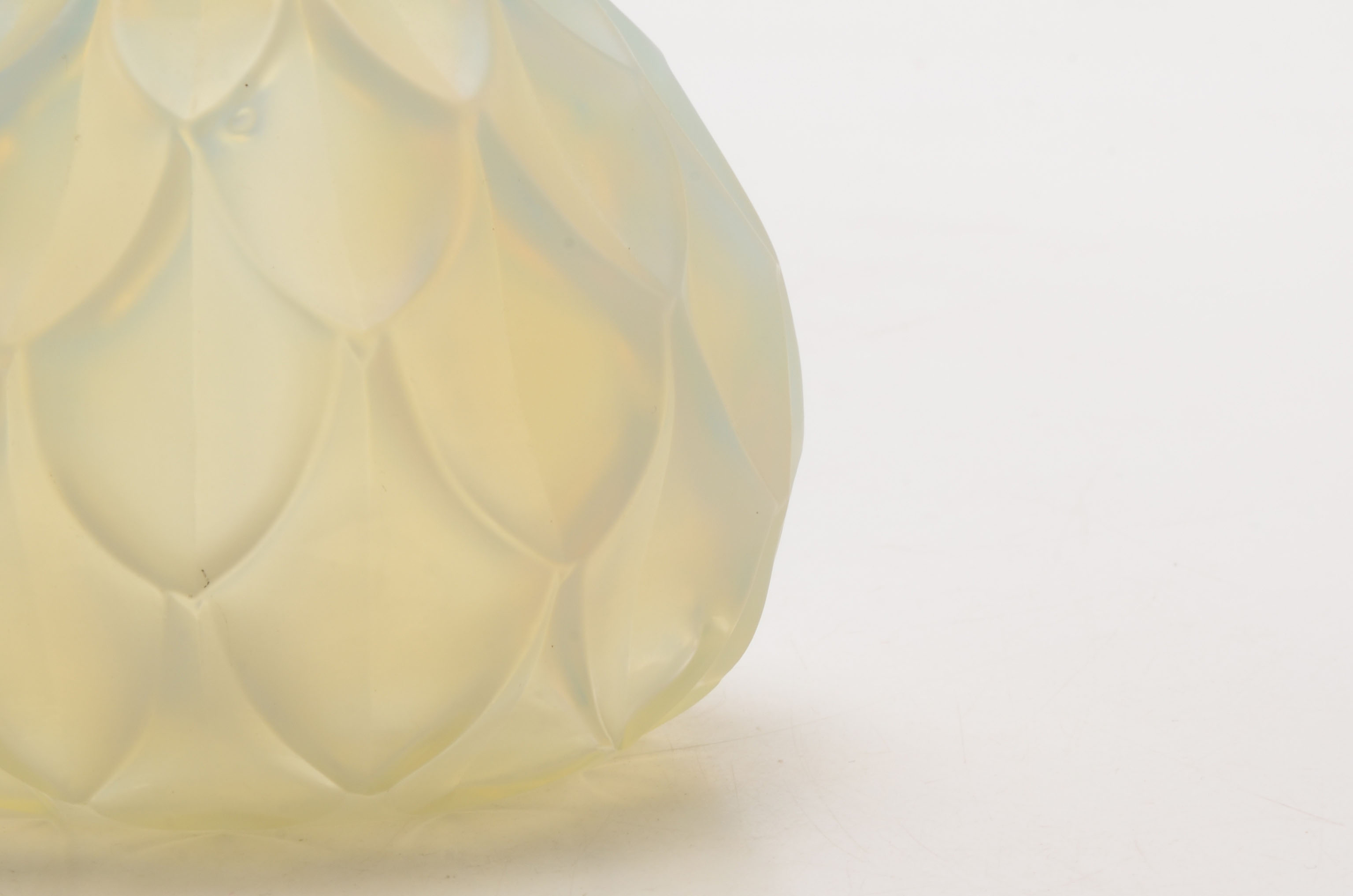 French Sabino "Petalia" Opalescent Art Glass Perfume Bottle