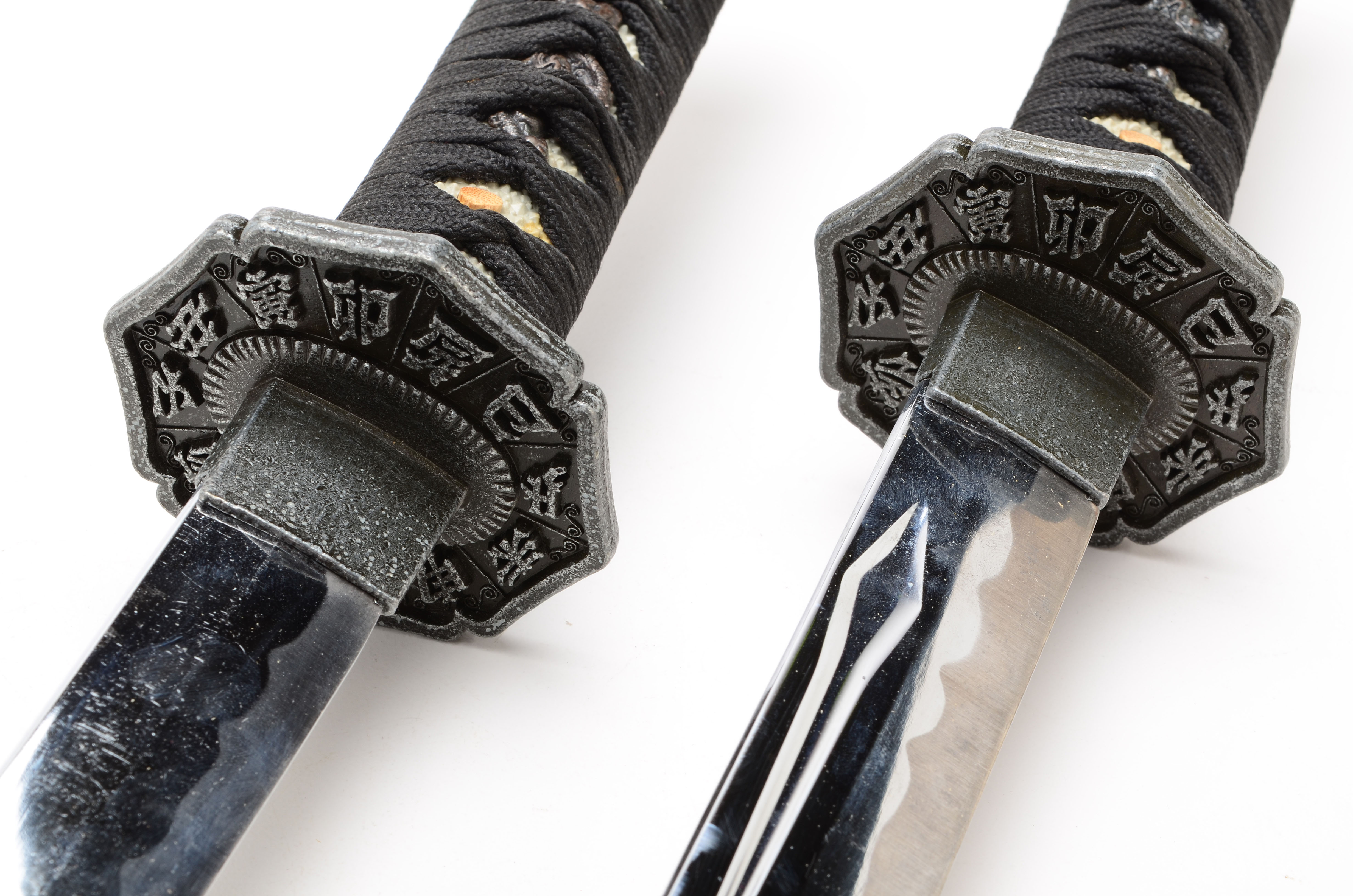 Decorative Japanese Style Swords on Stand