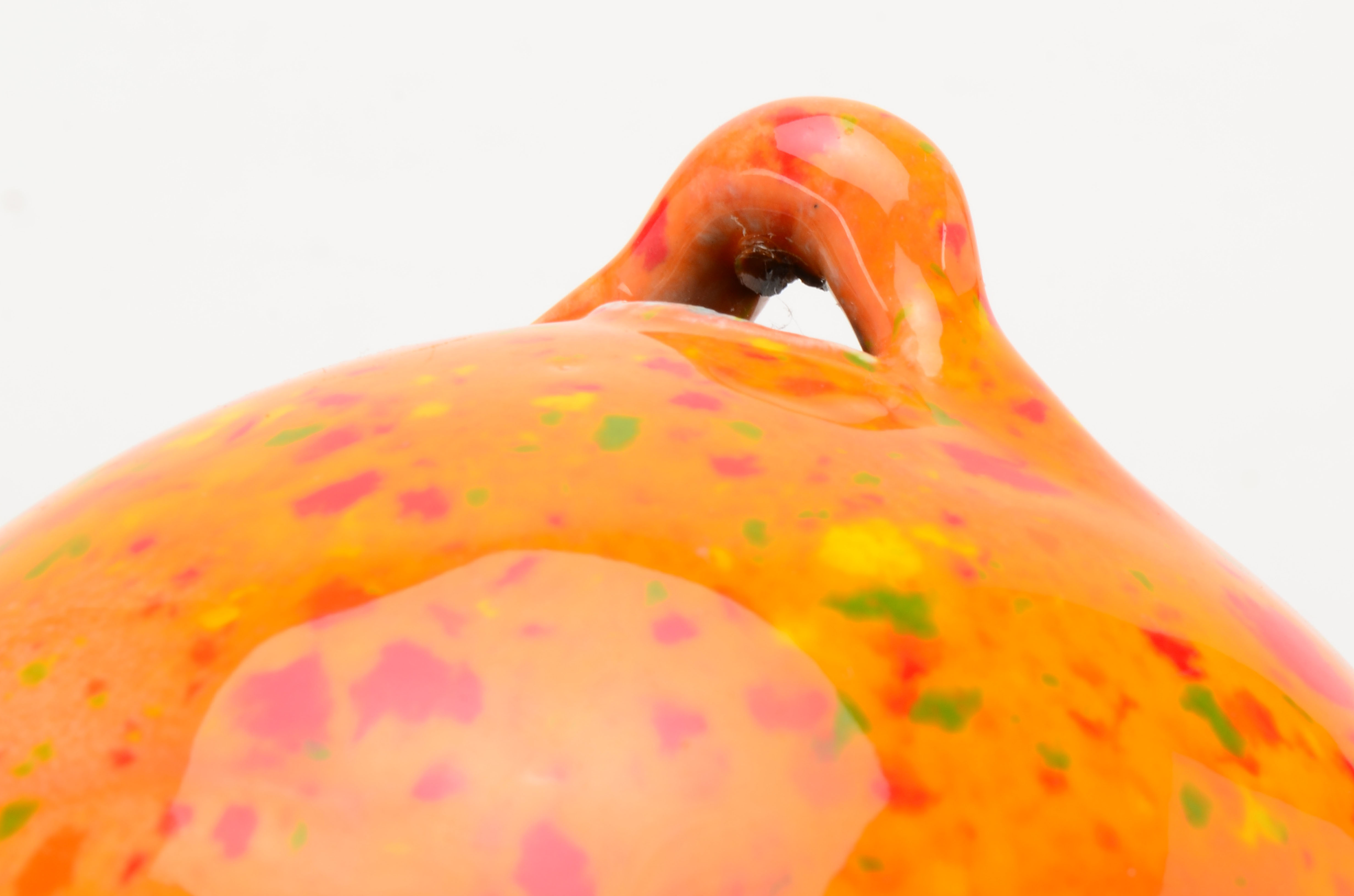 Pair of Hand Blown Glass "Witch Balls"