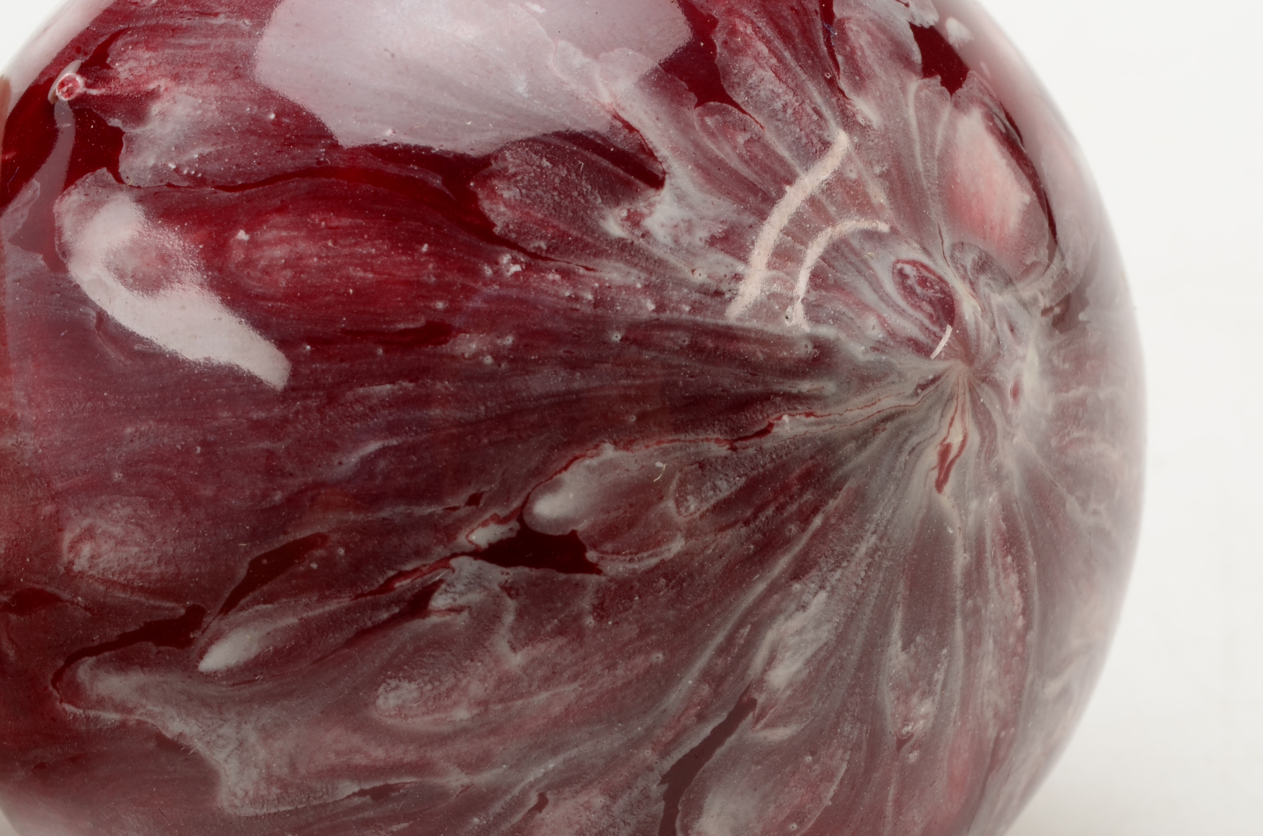 Pair of Hand Blown Glass "Witch Balls"