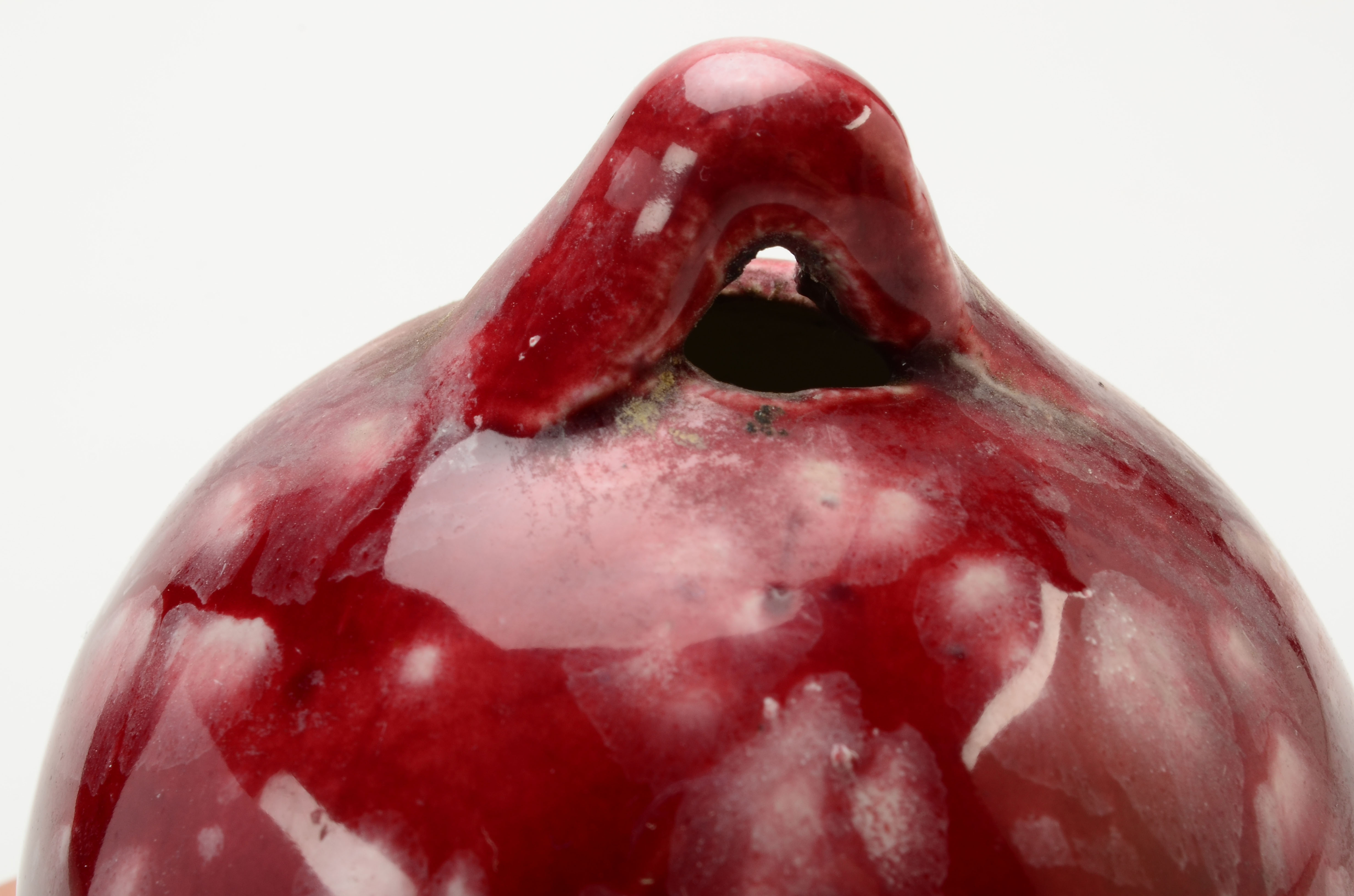 Pair of Hand Blown Glass "Witch Balls"