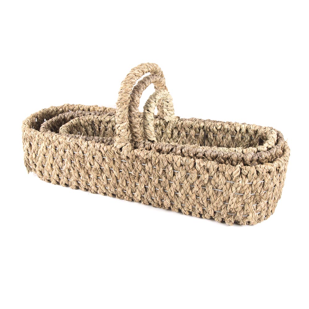 Natural Fiber Woven Baskets