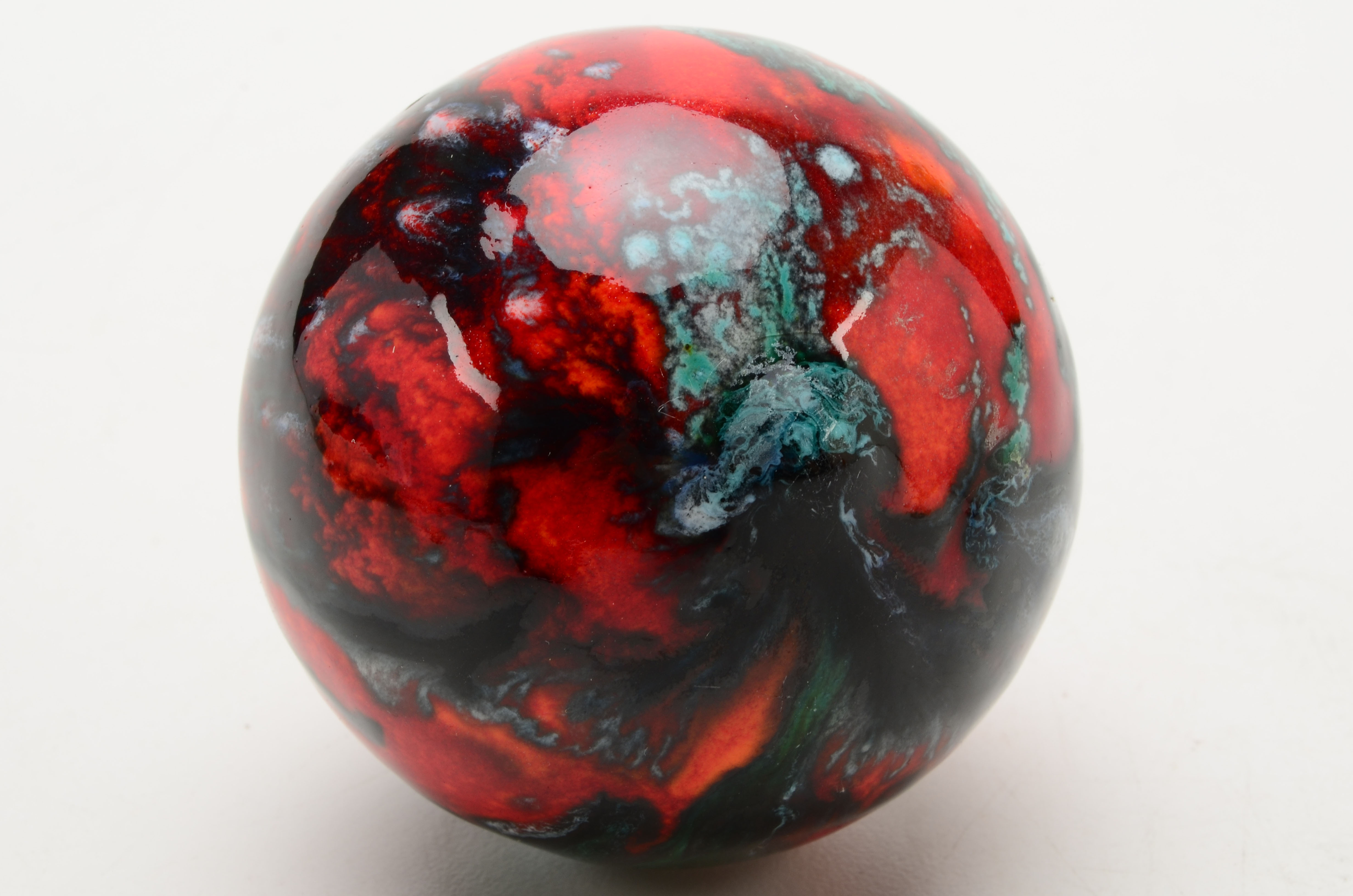 Pair of Glass "Witch Balls"