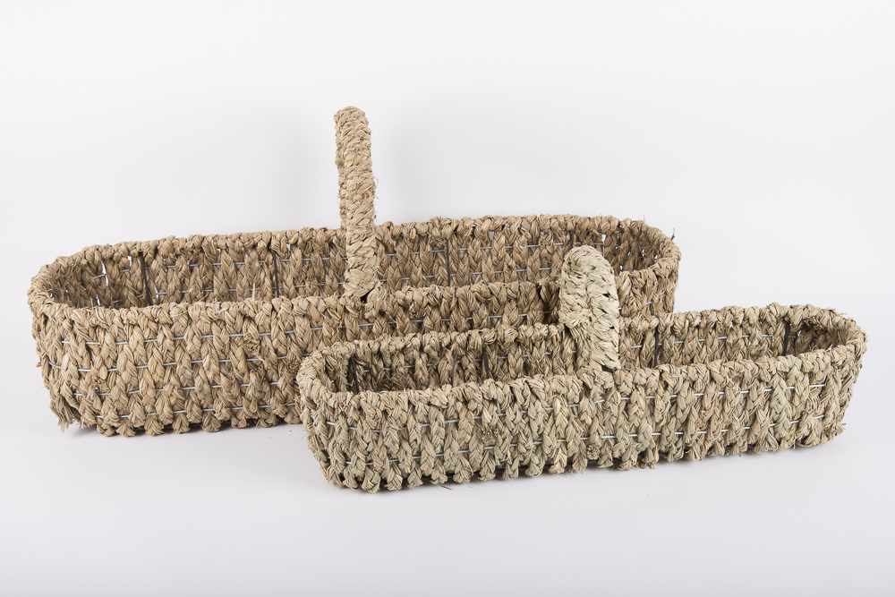 Natural Fiber Woven Baskets