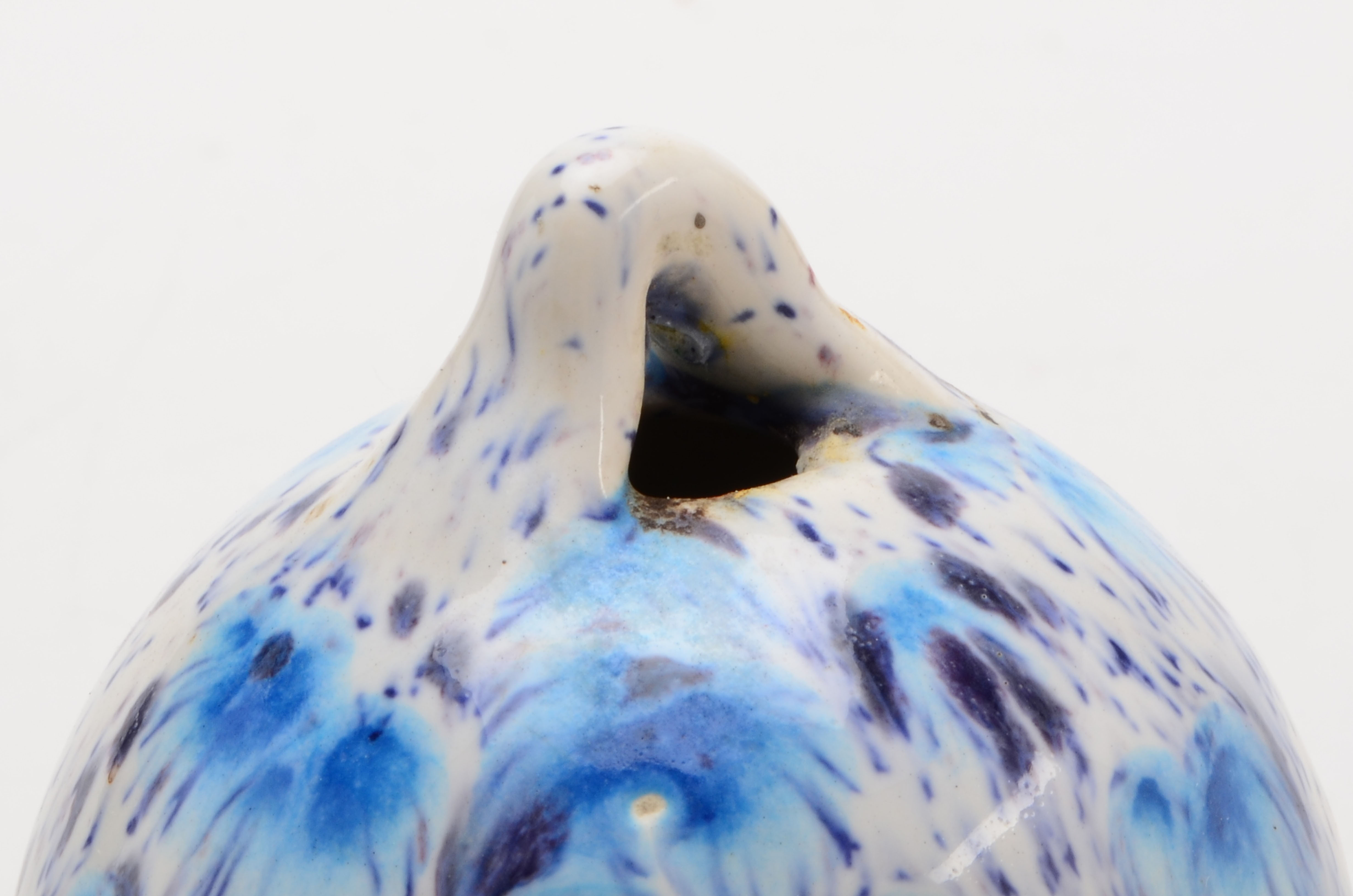 Pair of Hand Blown Glass "Witch Balls"