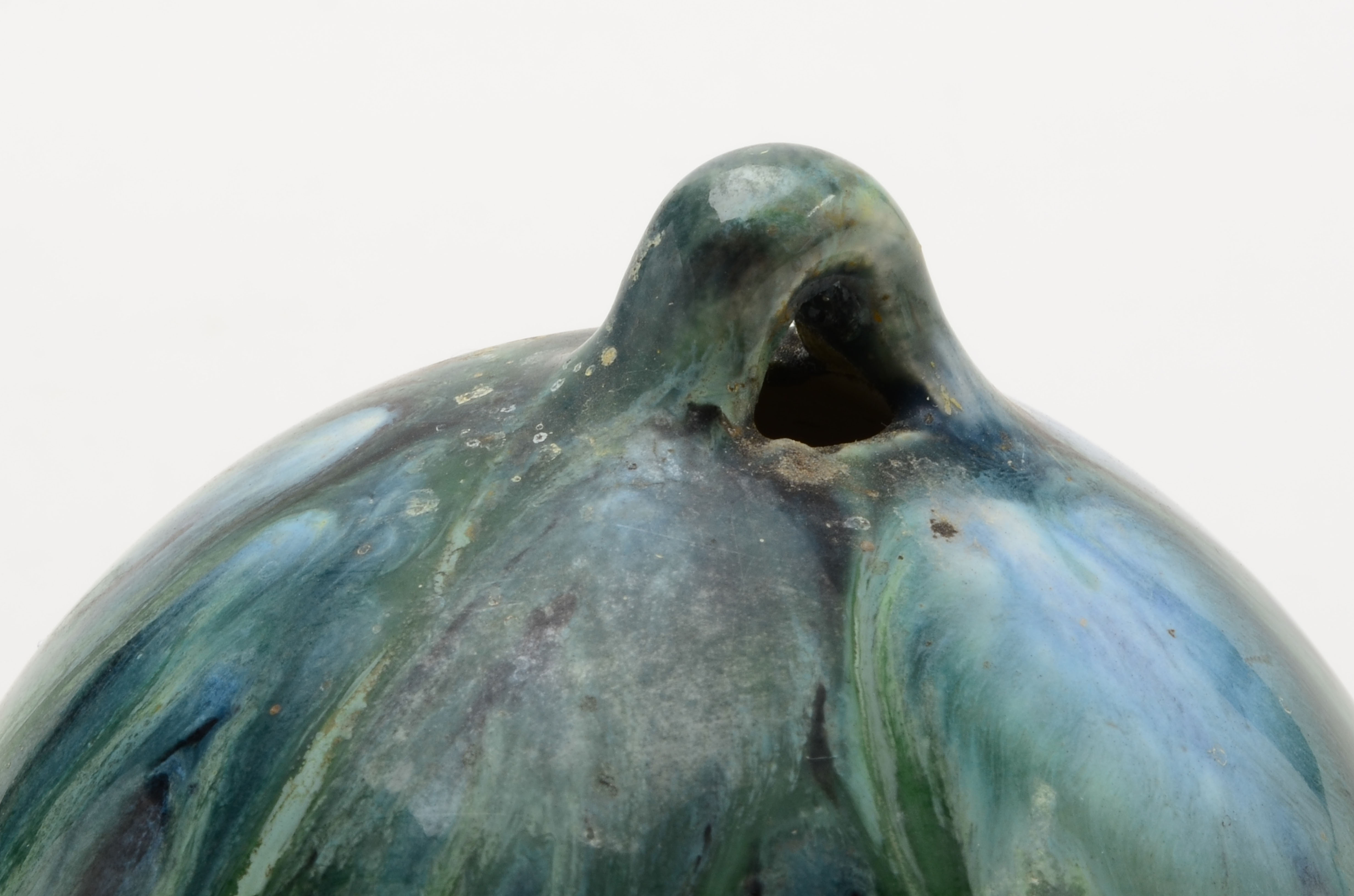 Pair of Blown Glass "Witch Balls"