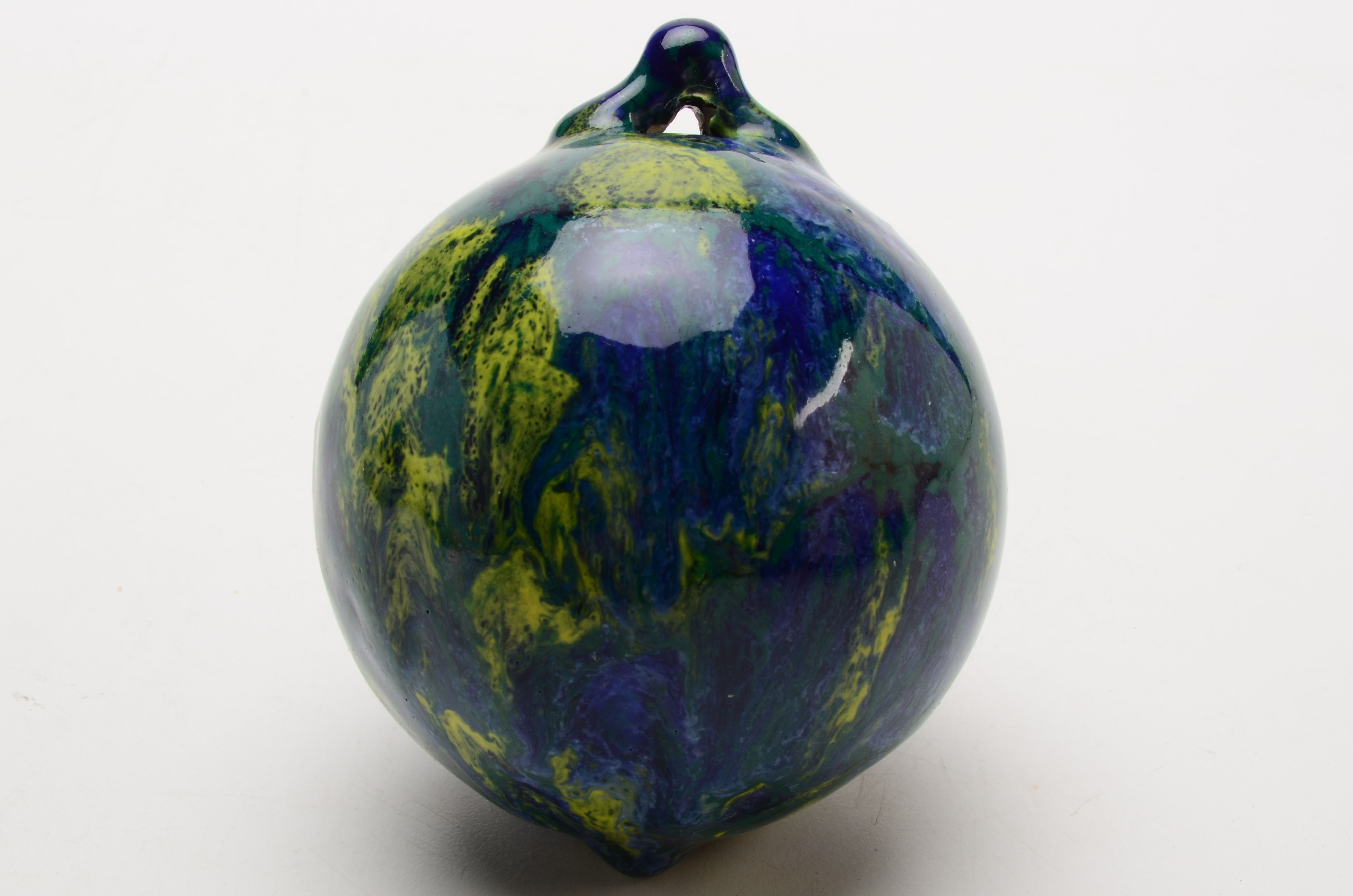 Pair of Blown Glass "Witch Balls"