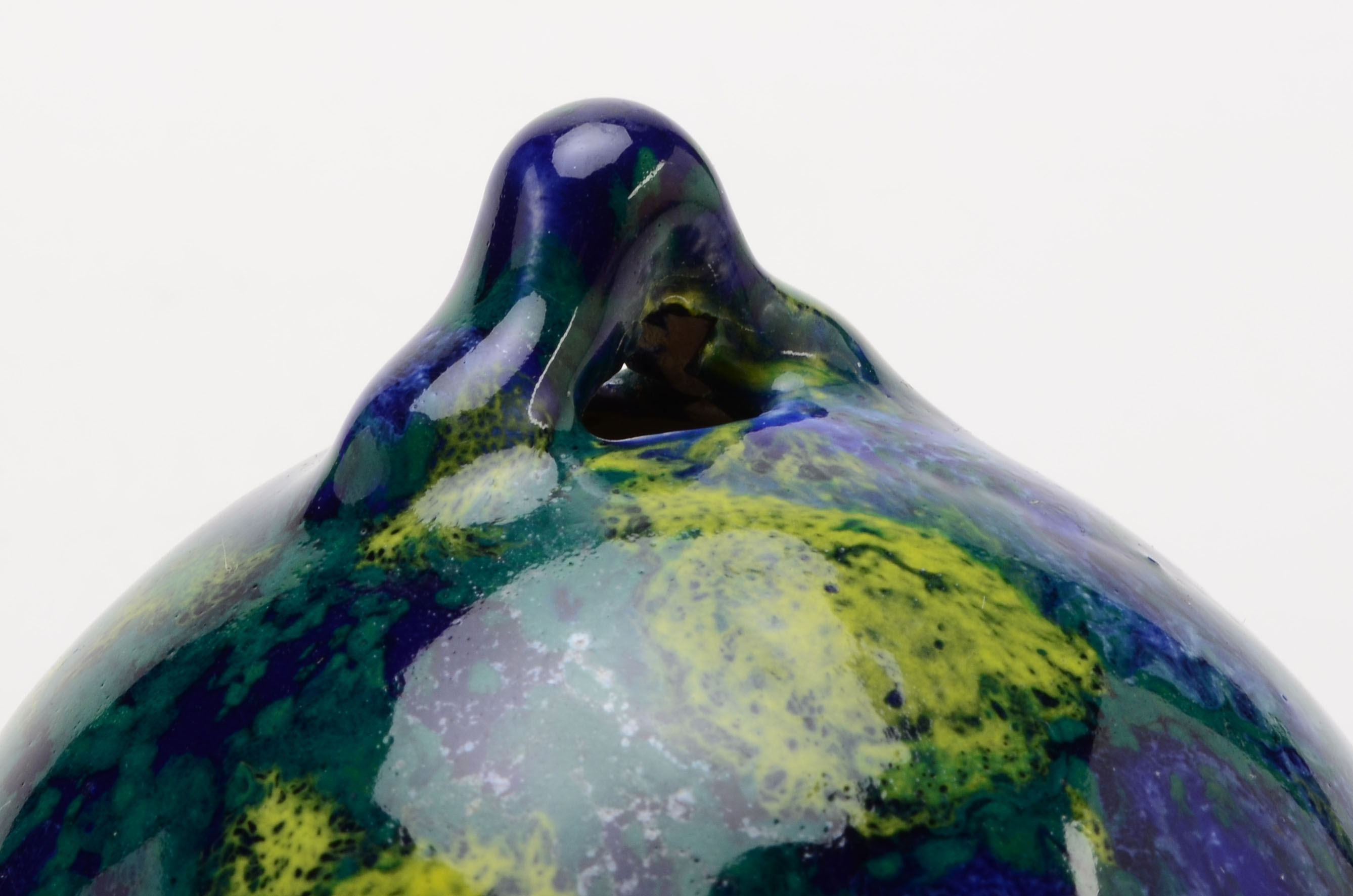 Pair of Blown Glass "Witch Balls"