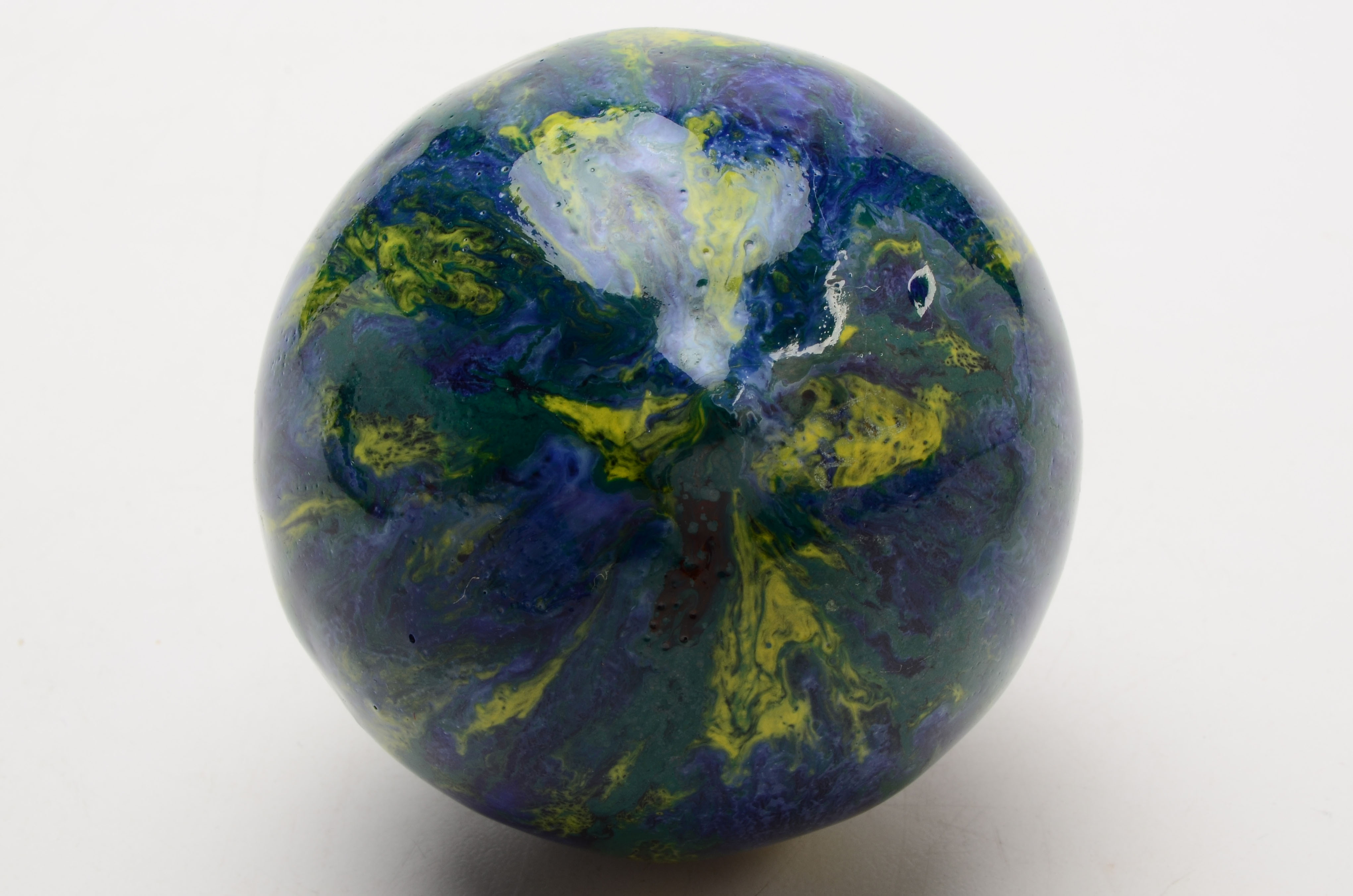 Pair of Blown Glass "Witch Balls"