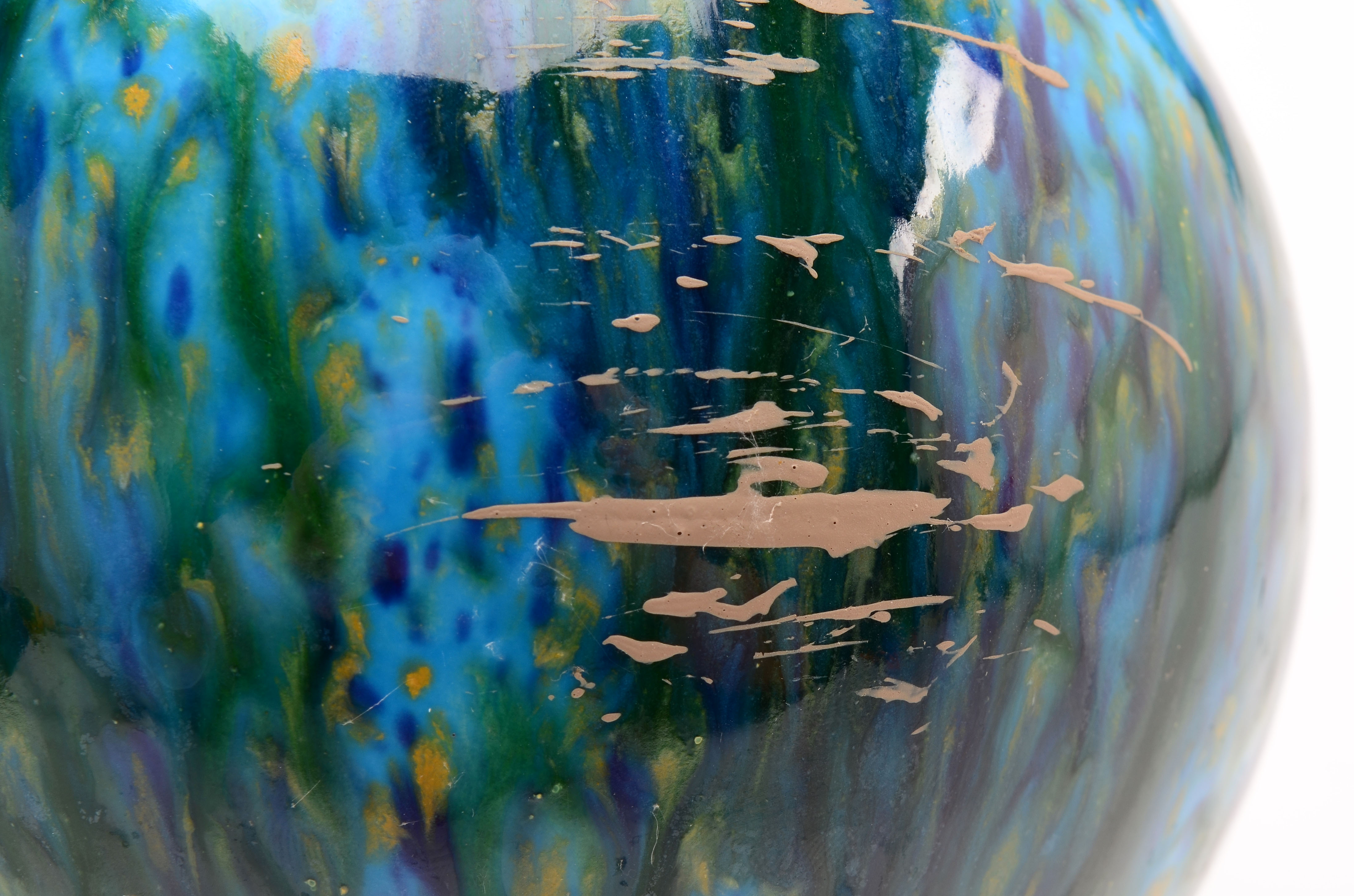 Pair of Blown Glass "Witch Balls"