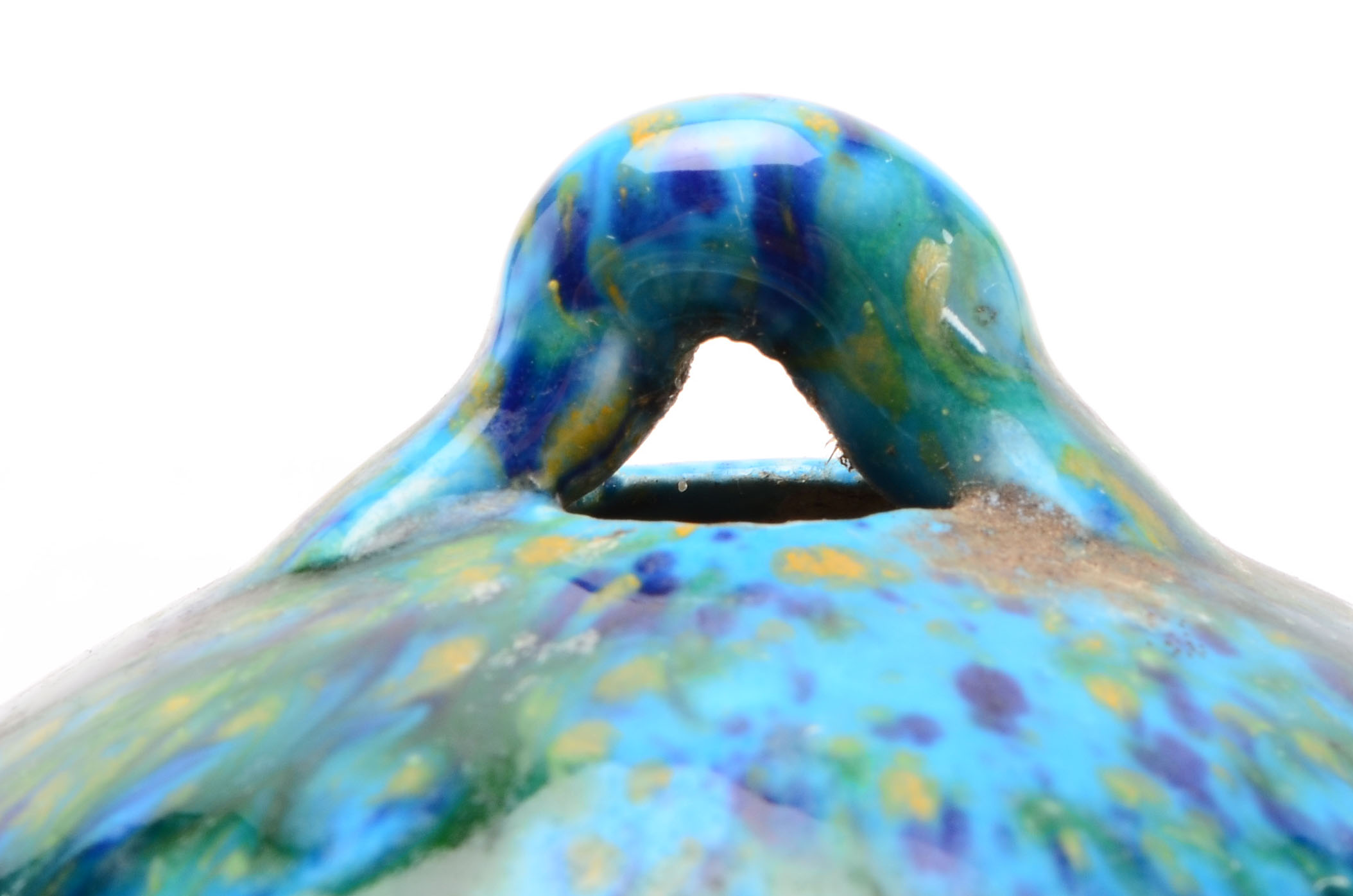 Pair of Blown Glass "Witch Balls"