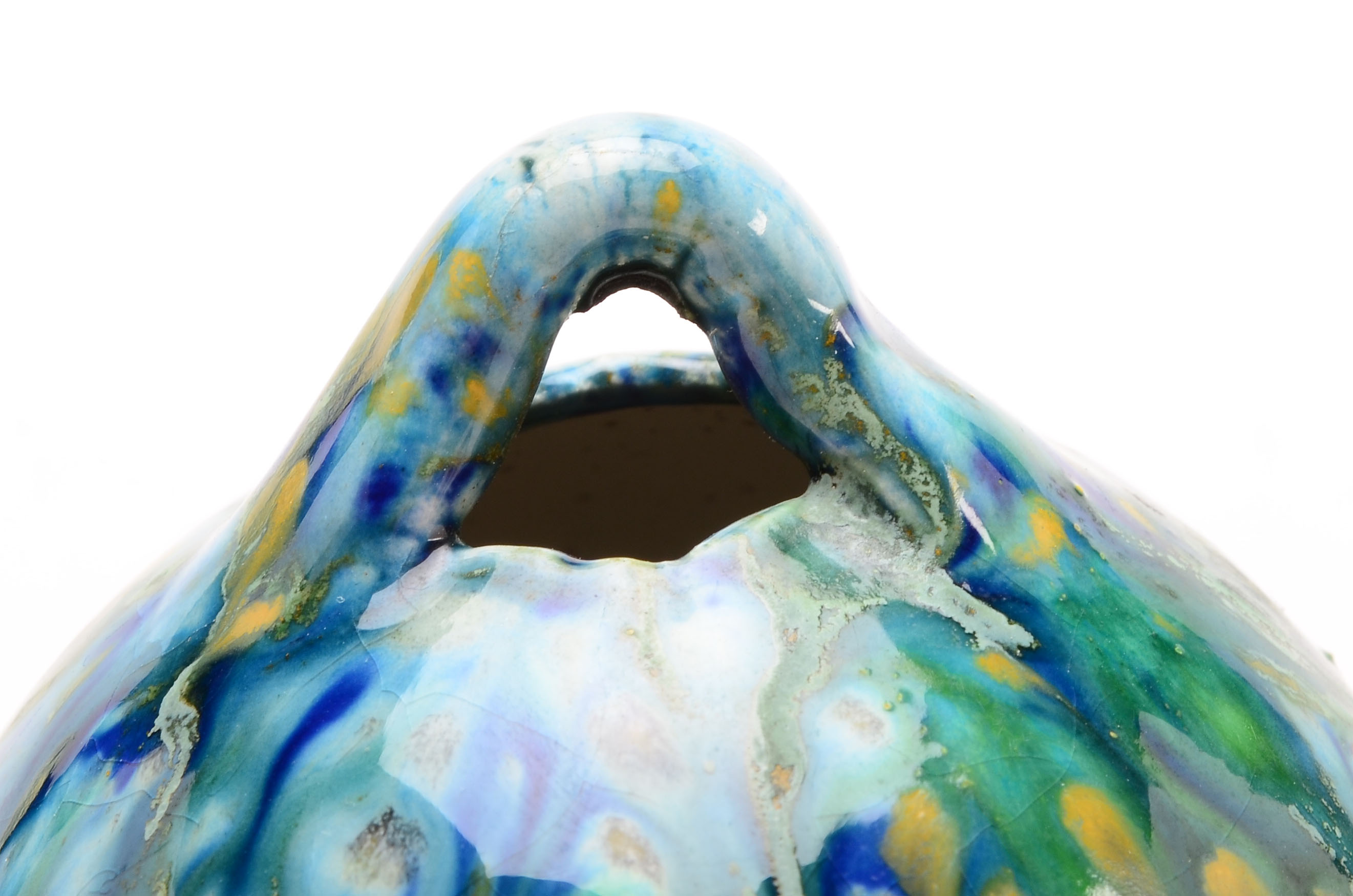 Pair of Blown Glass "Witch Balls"