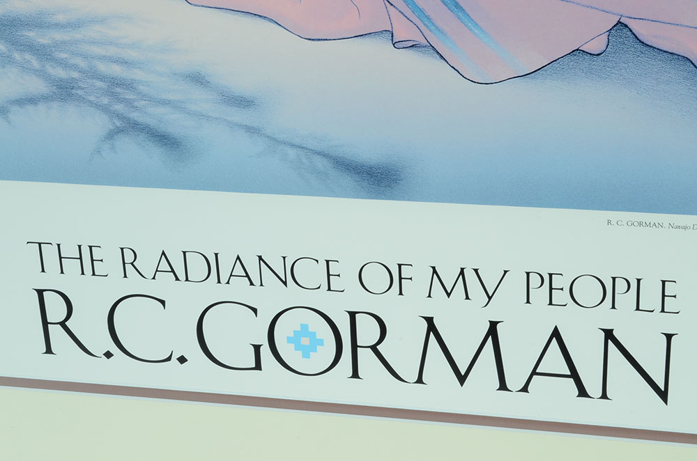 R. C. Gorman Signed 1992 Poster "The Radiance of My People"