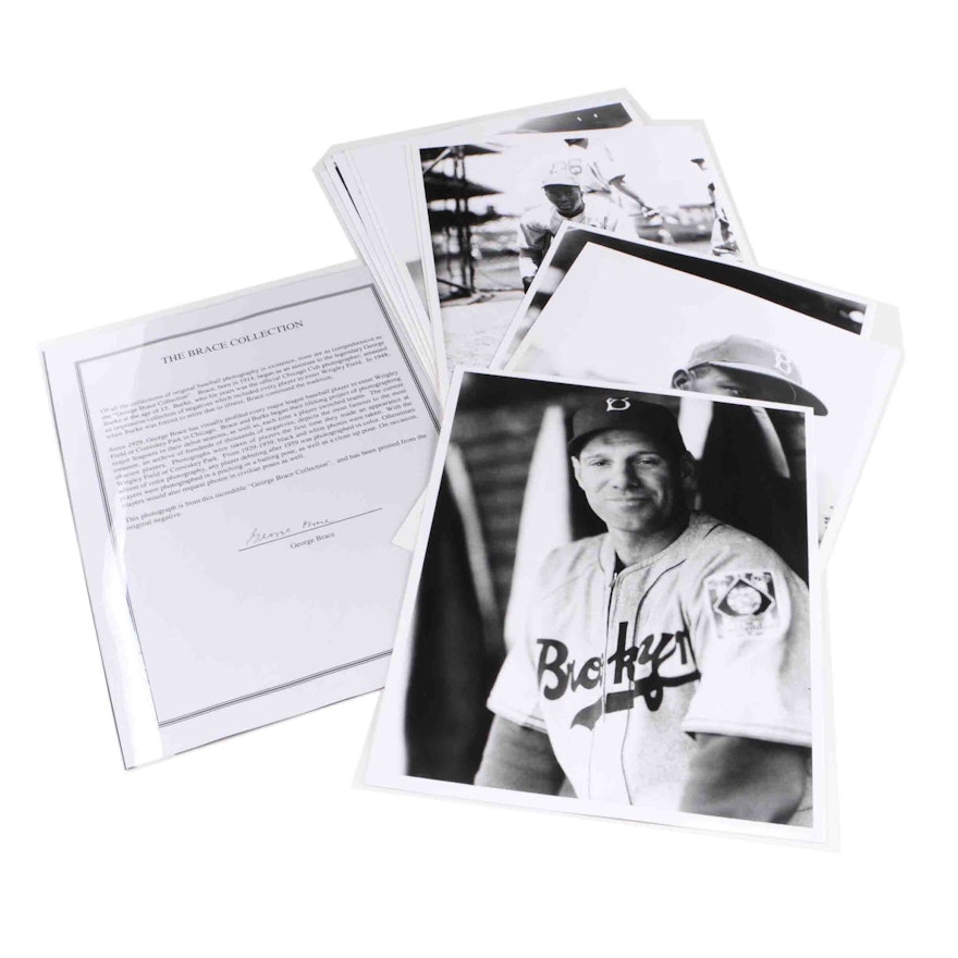 Collection of Brooklyn Dodgers Photographs by George Brace