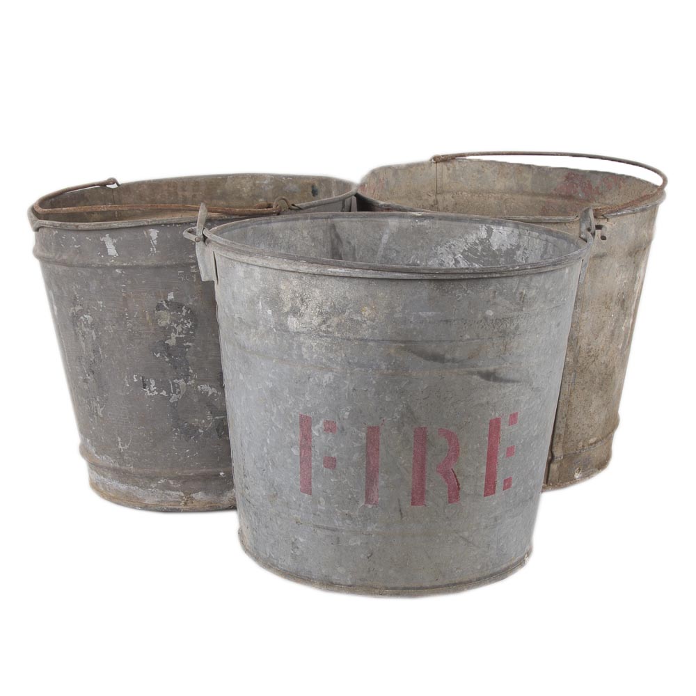 Vintage Fire Buckets
