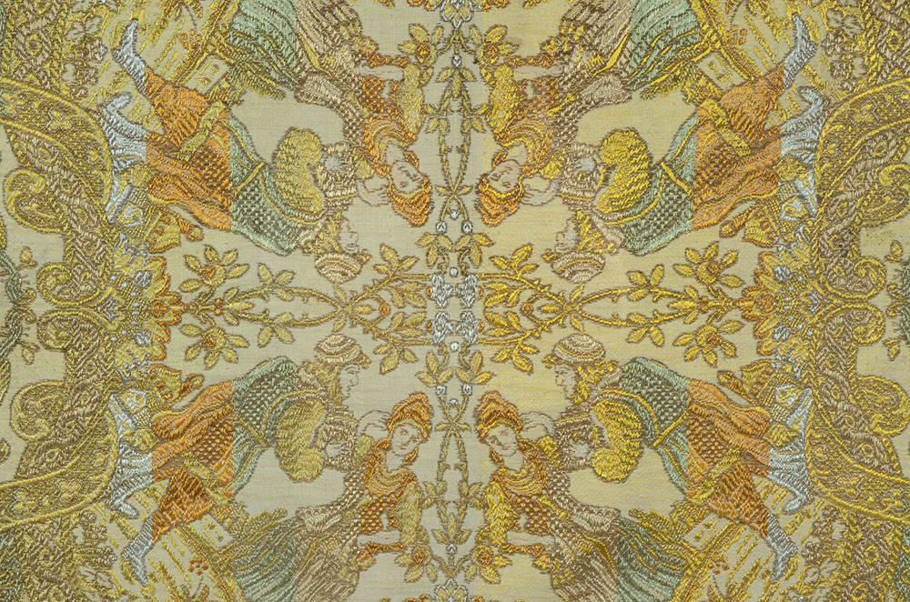 Framed Display of French Jacquard Woven Tapestry