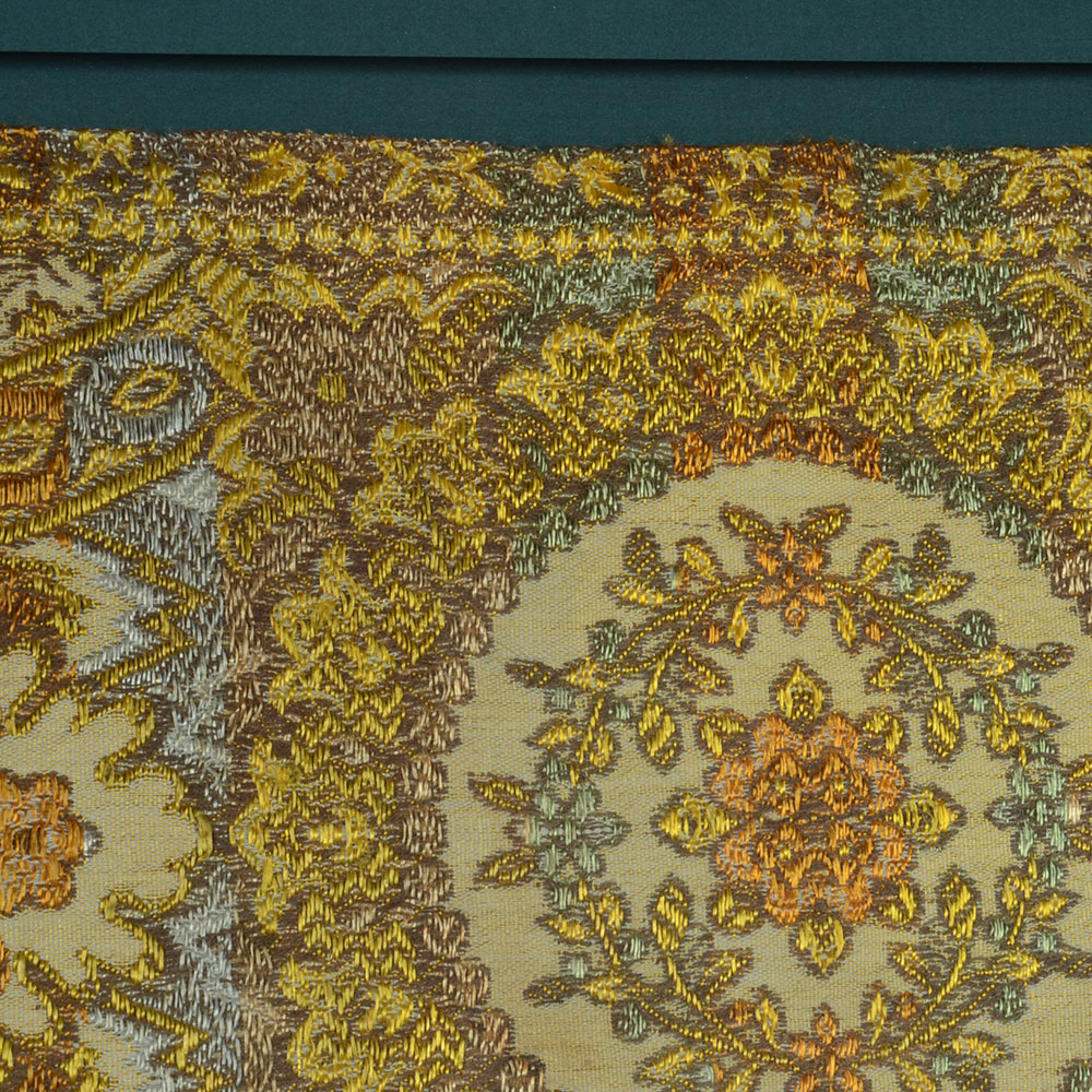 Framed Display of French Jacquard Woven Tapestry