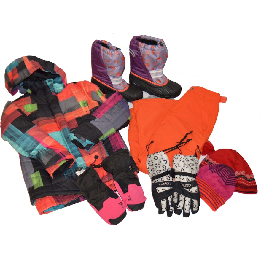 Girls' Ski Apparel and Winter Boots Featuring Spyder