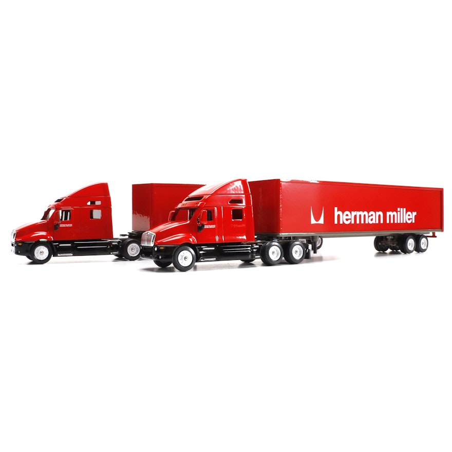 First Edition Winross Herman Miller Theme Matchbox Semi-Trucks