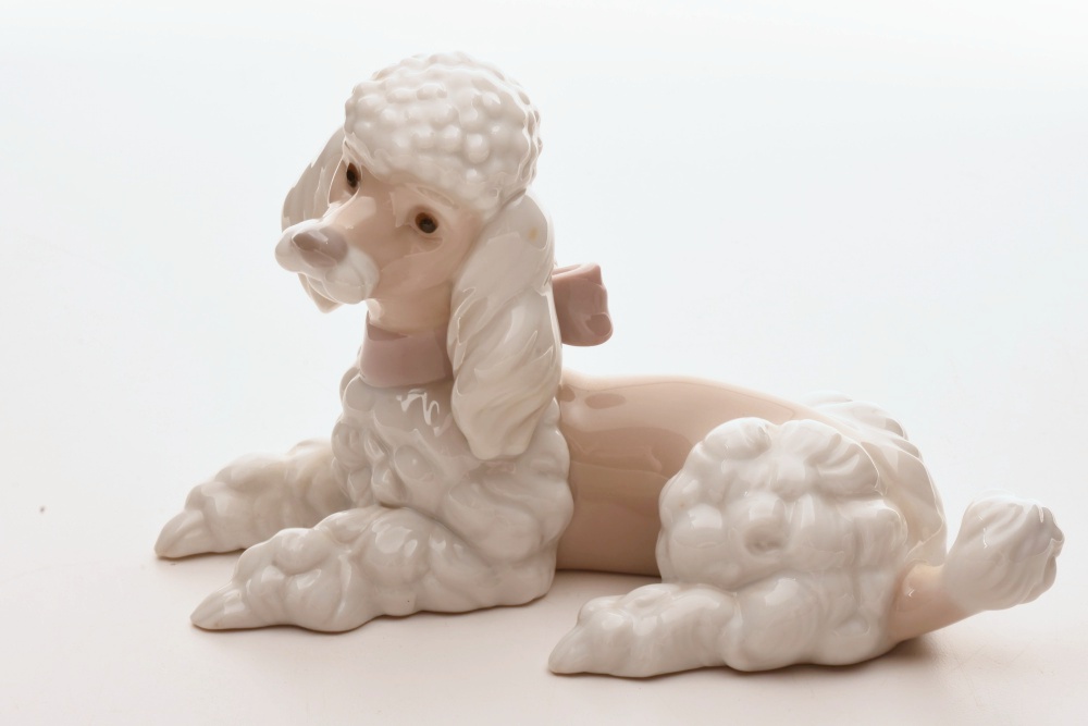 Lladro Poodle Figurines, Hand Made in Spain
