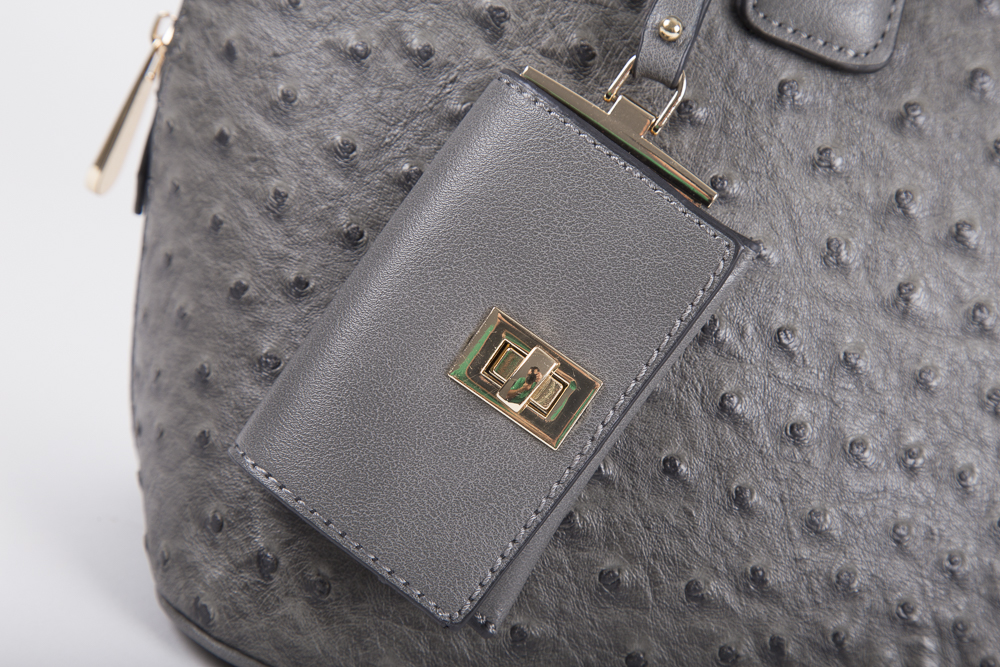 Diophy Grey Tote Bag