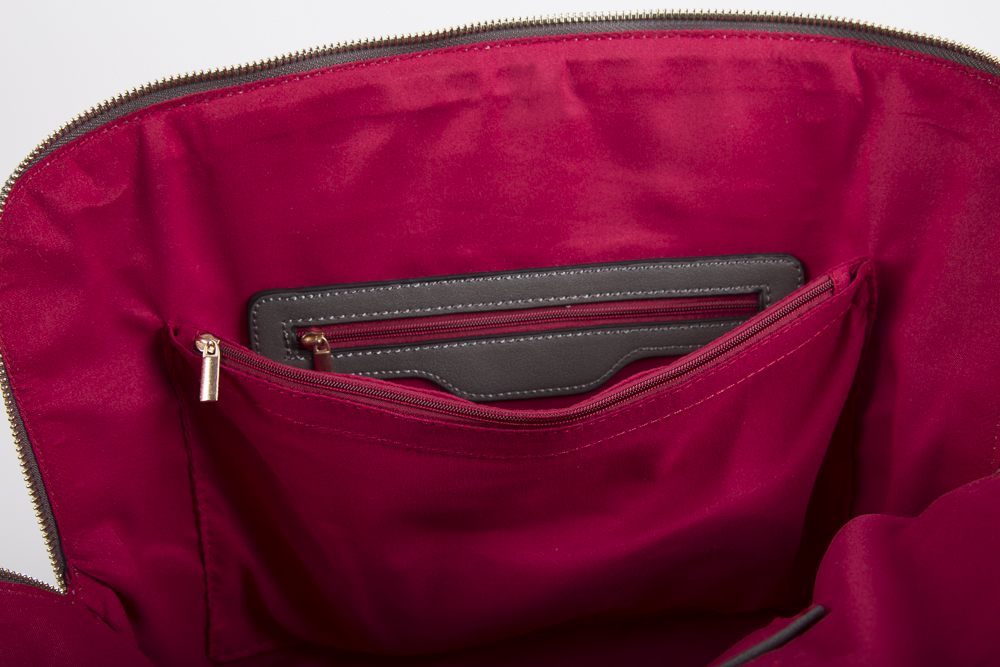 Diophy Grey Tote Bag