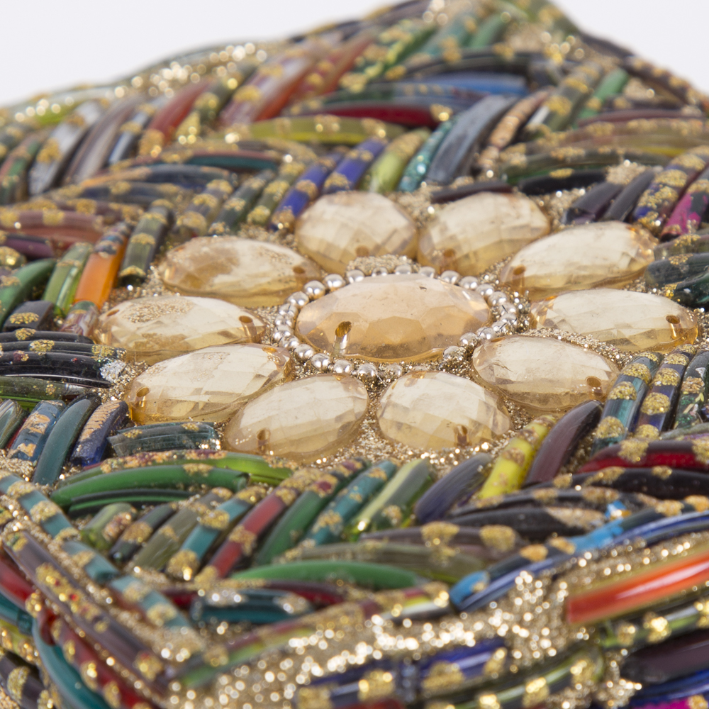 Collection of Bead and Shell Finished Decorative Boxes