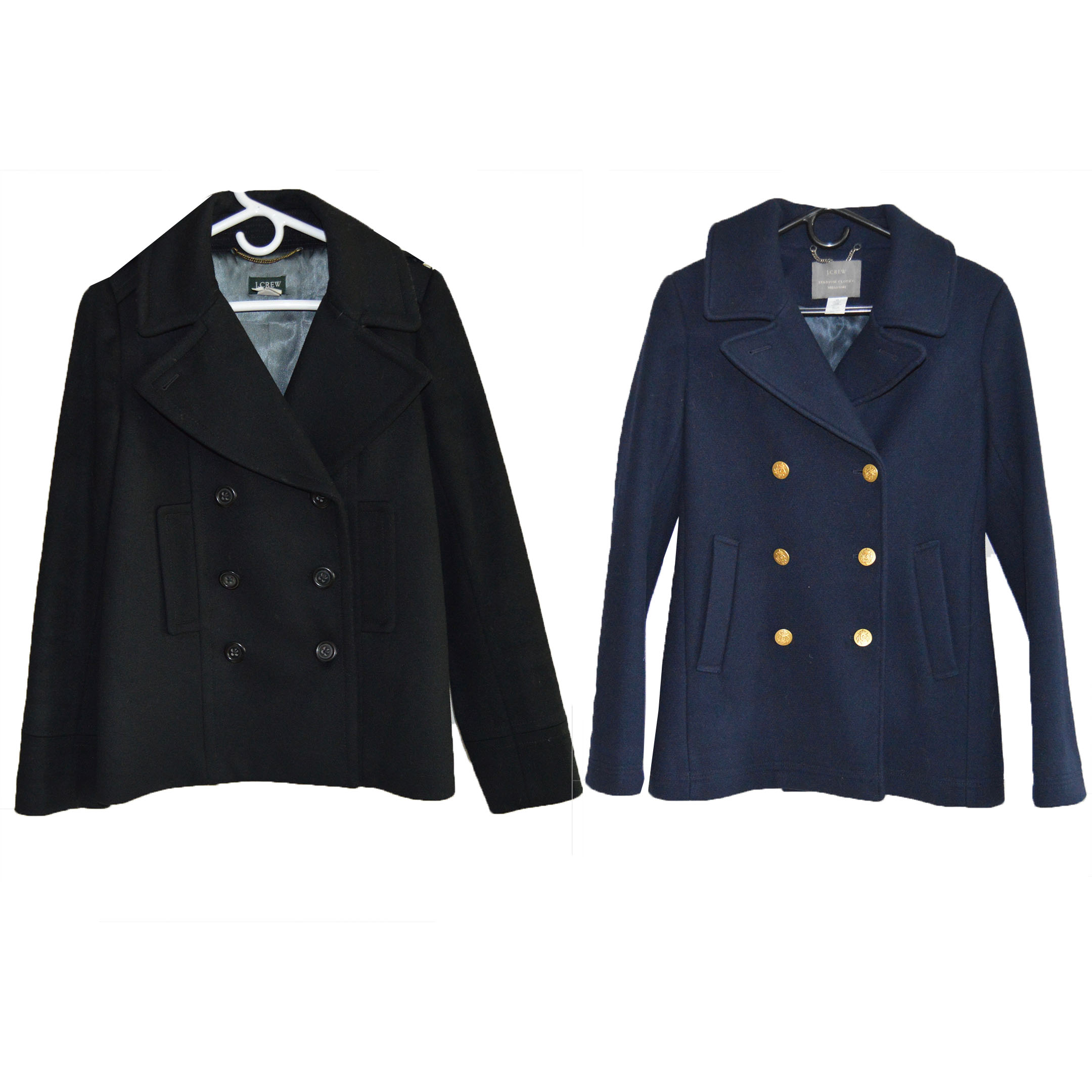 Women's J. Crew Wool Pea Coats