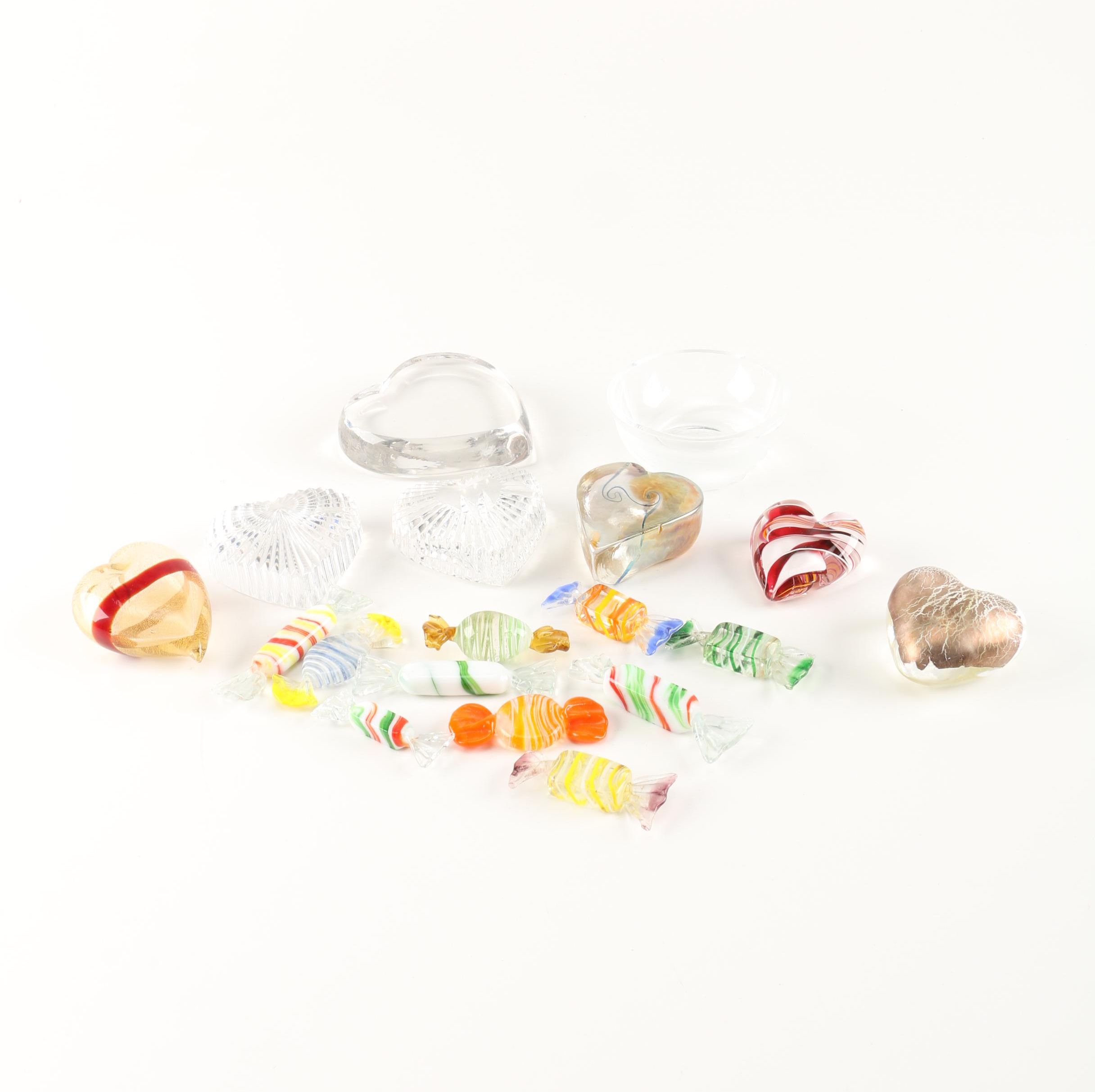 Assortment of Decorative Glassware