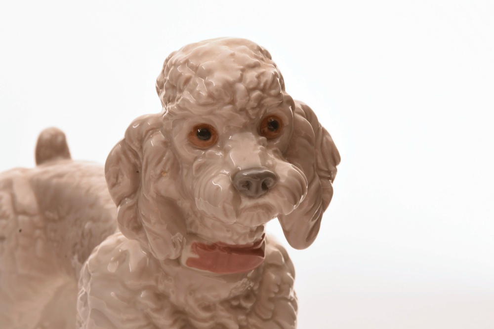 Lladro Poodle Figurines, Hand Made in Spain