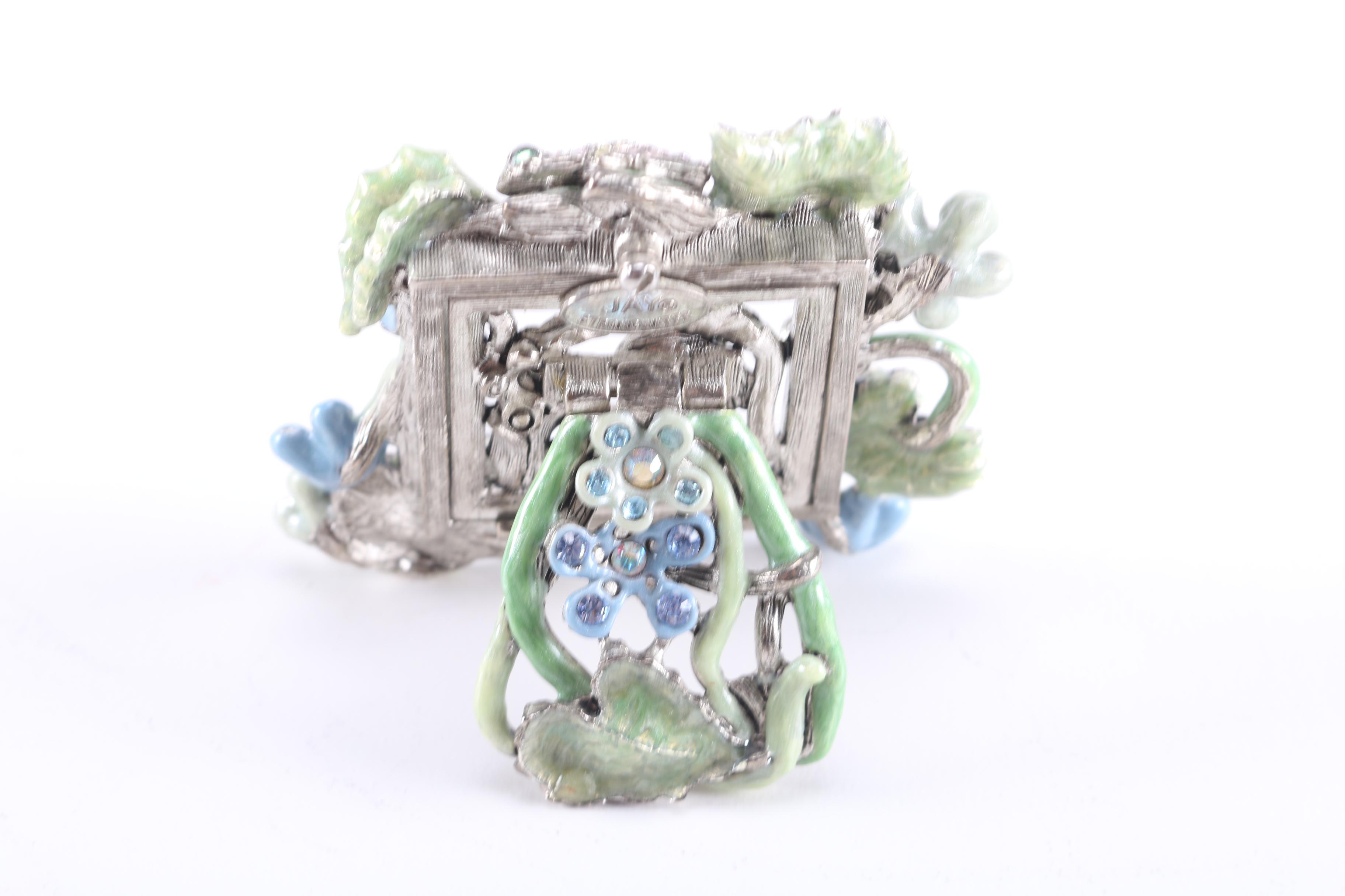 Jay Strongwater Floral Rhinestone Frames