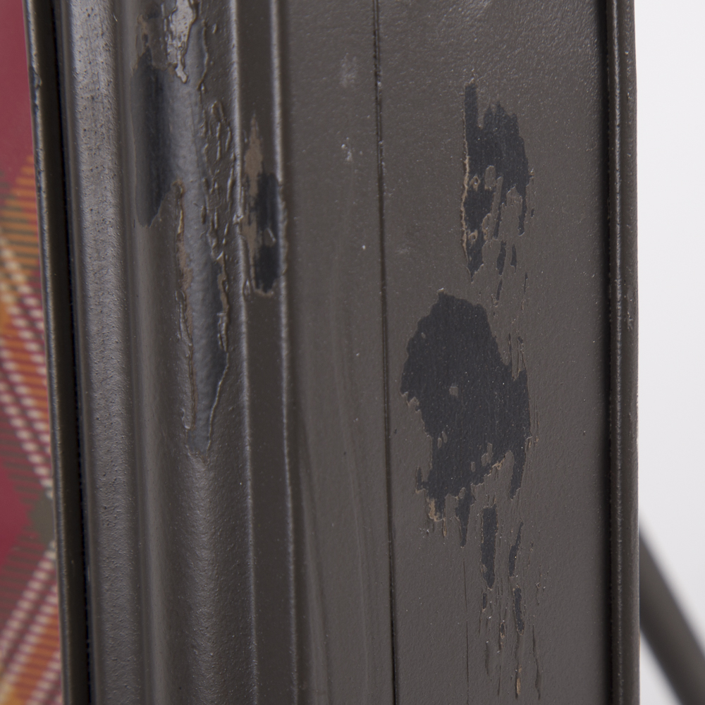 Maison De Florette Plaid Face Metal Case Clocks