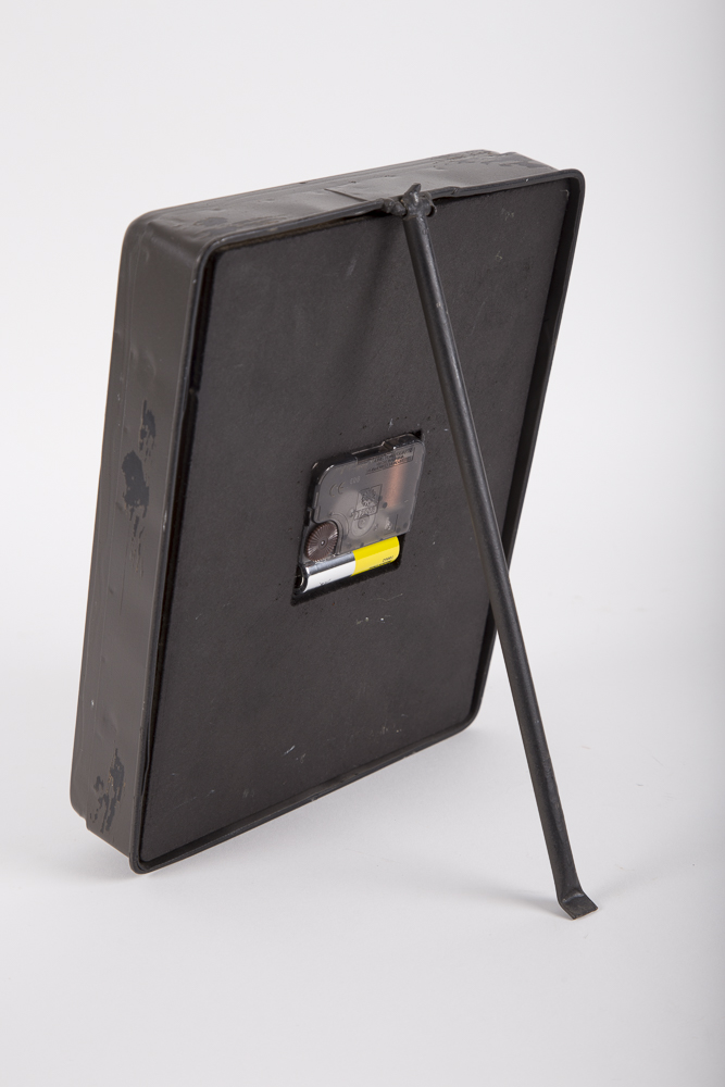 Maison De Florette Plaid Face Metal Case Clocks