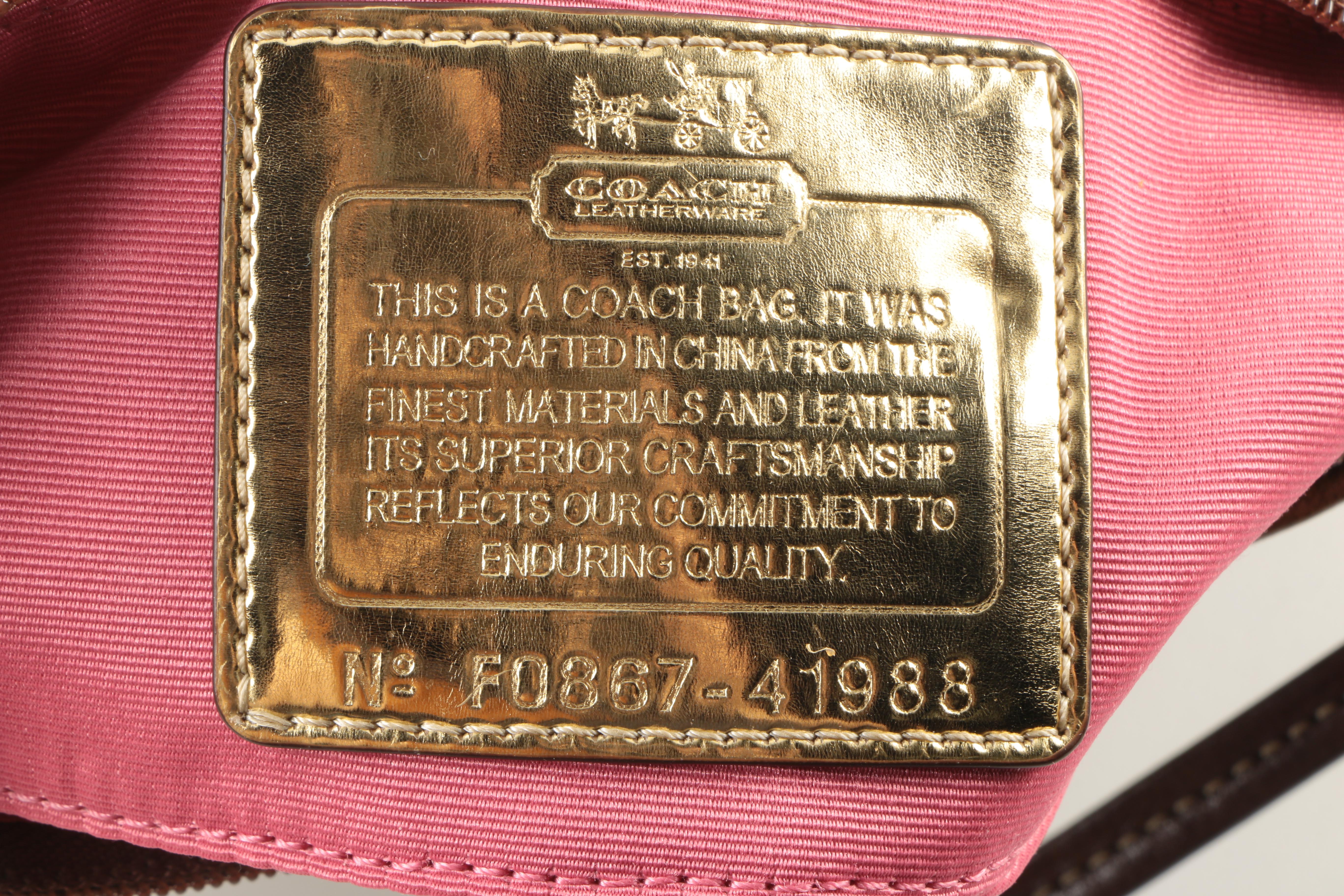 Coach Monogram C Wristlet, Wallet, and Change Purse