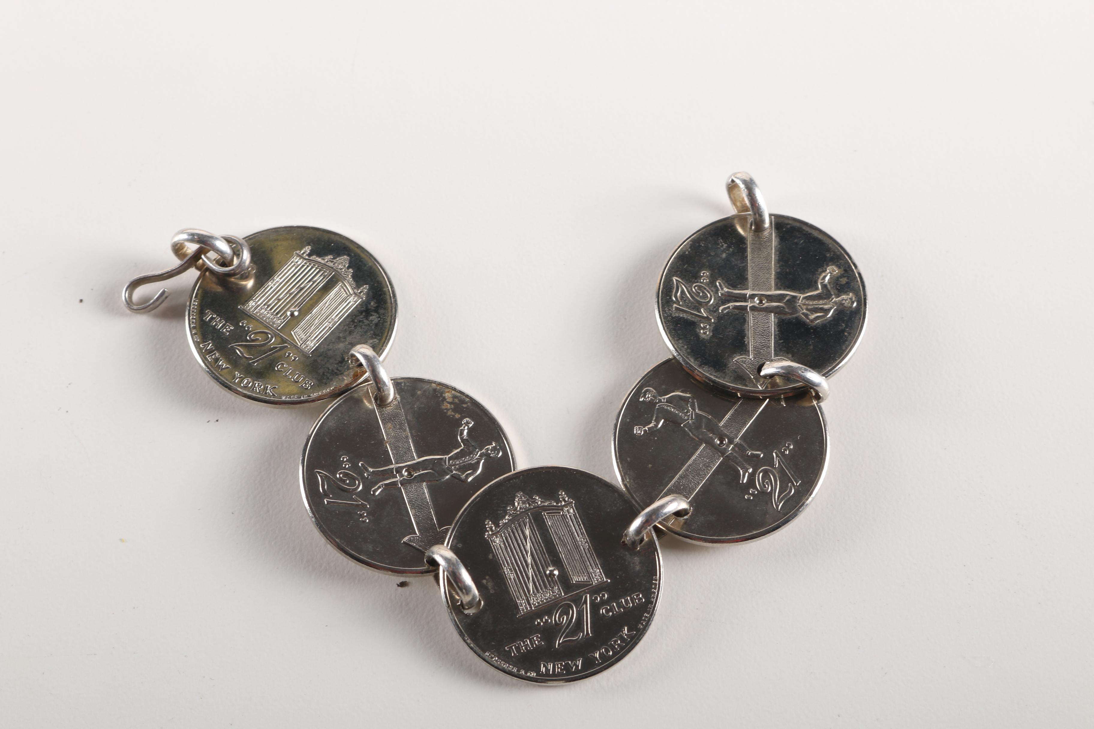 Beaded Necklaces and Silver Tone Bracelet