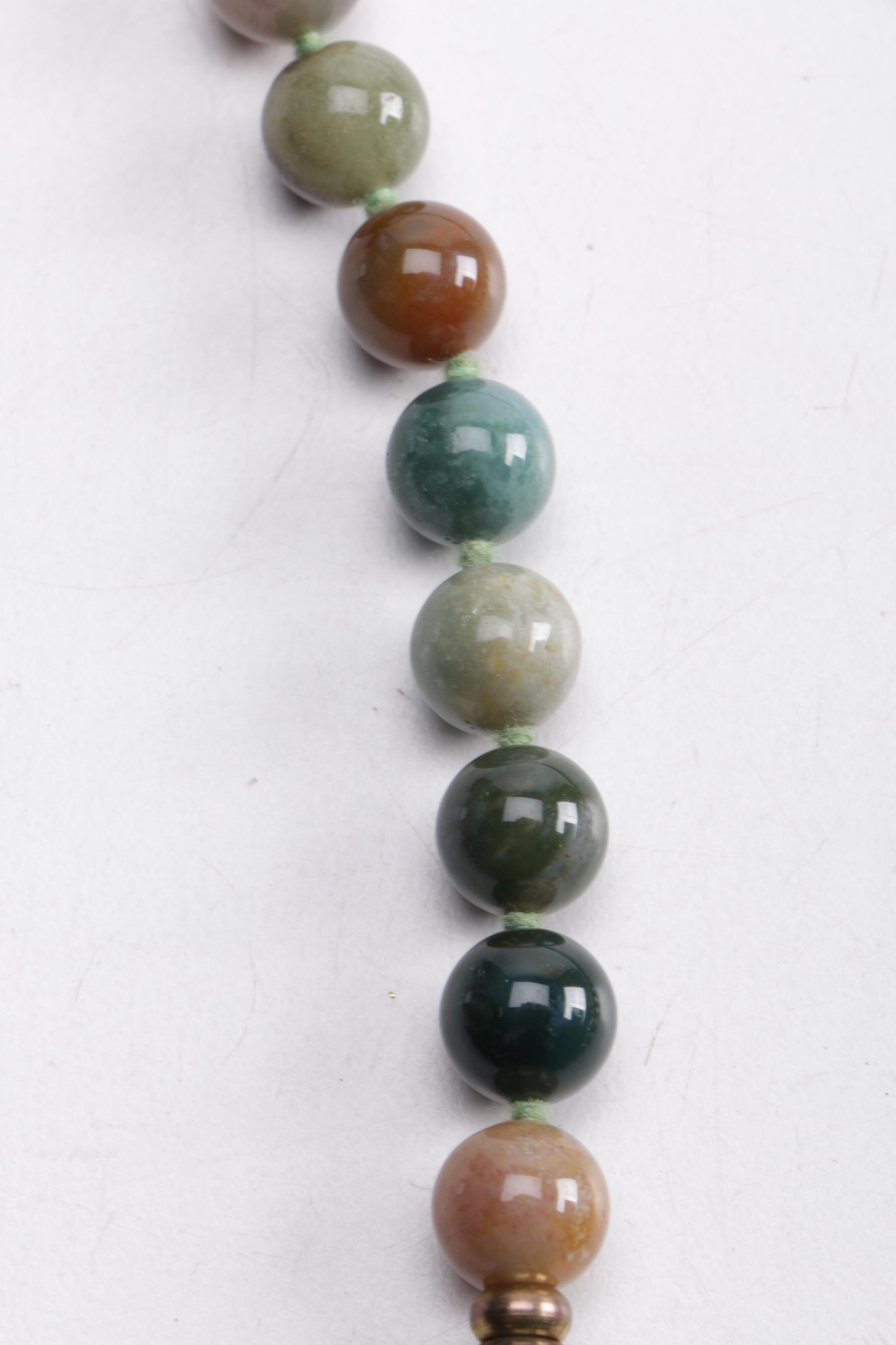 Stone and Glass Necklaces