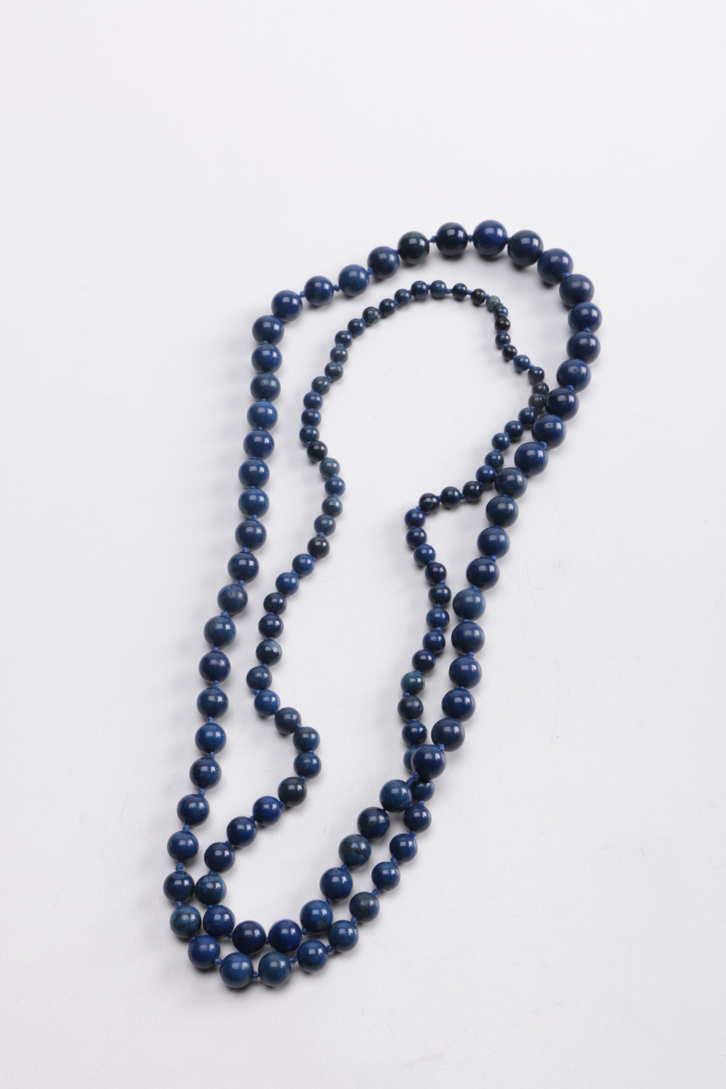 Stone and Glass Necklaces