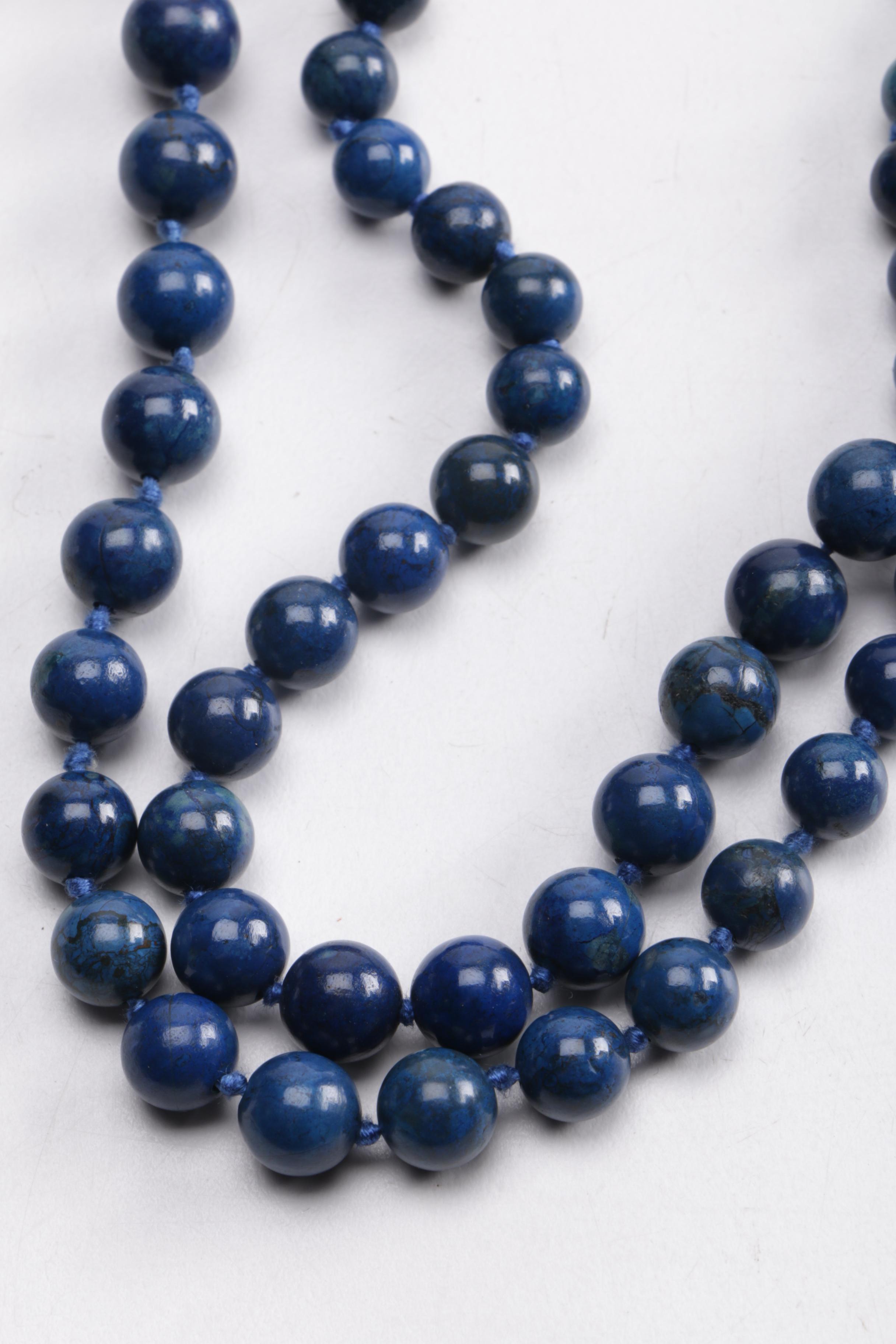 Stone and Glass Necklaces